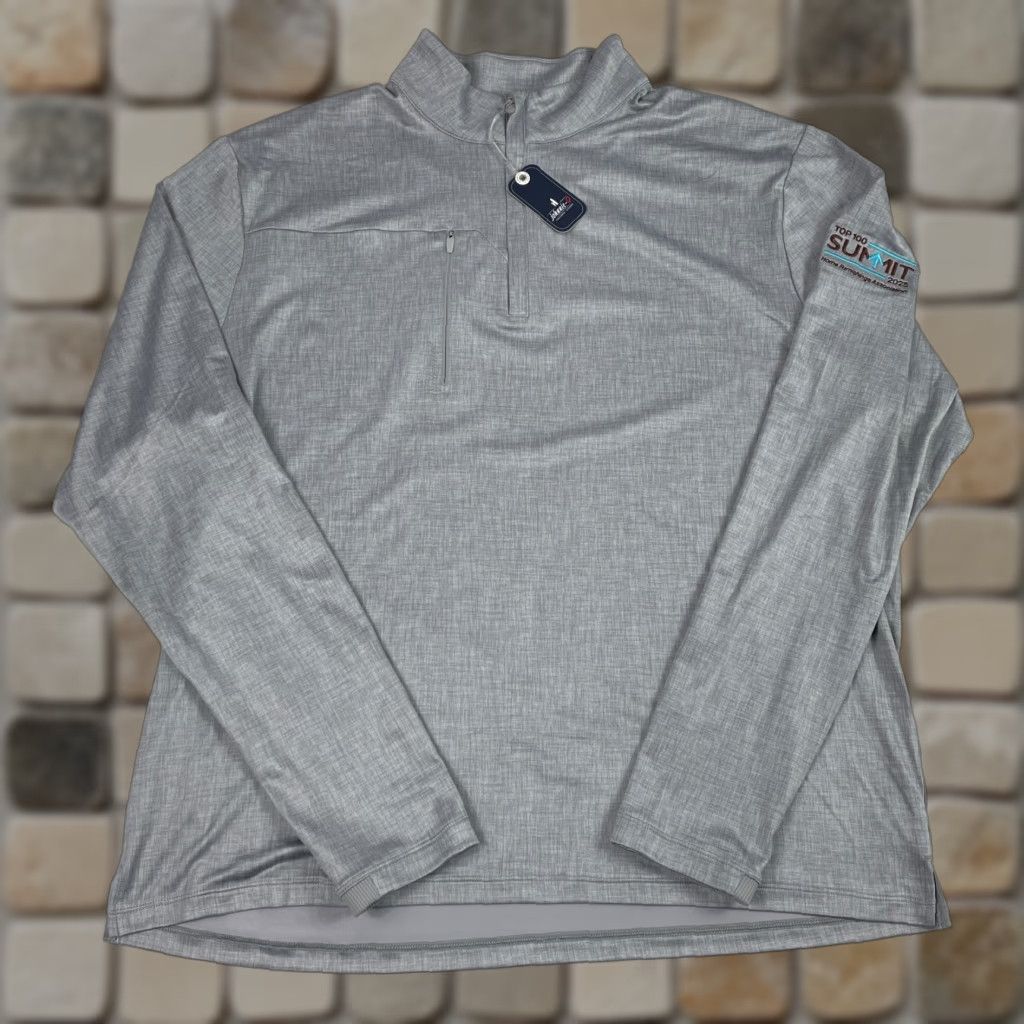 johnnie-O Johnnie O Shirt Mens L Gray Performance 1/4 Zip Pullover Golf Gym Activewear Casual Size US L / EU 52-54 / 3 - 1 Thumbnail