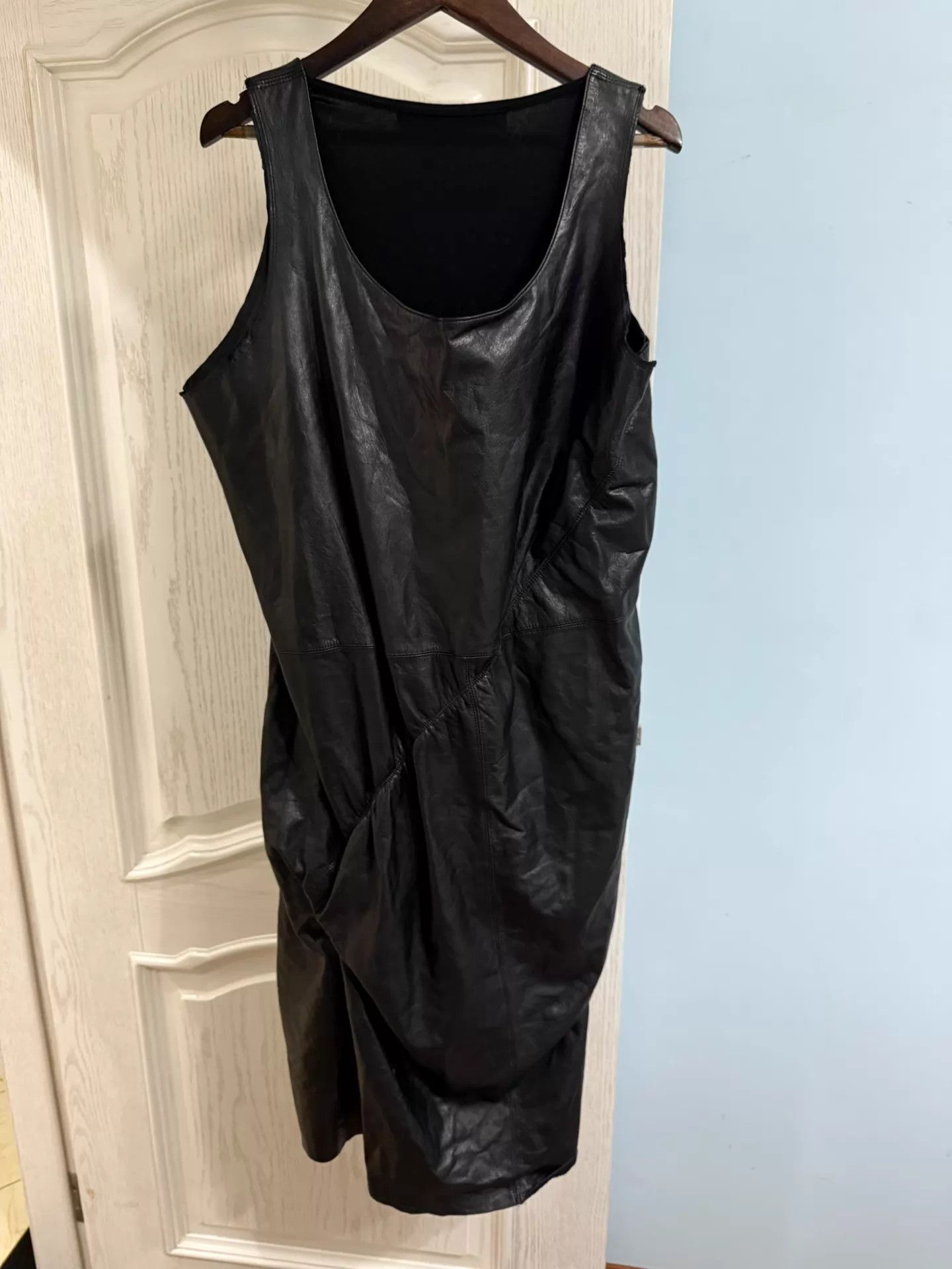 CDG by Comme des Garcons CDG Junya Watanabe Double Layer Leather Dress w/ Lining Size S / US 4 / IT 40 - 5 Thumbnail