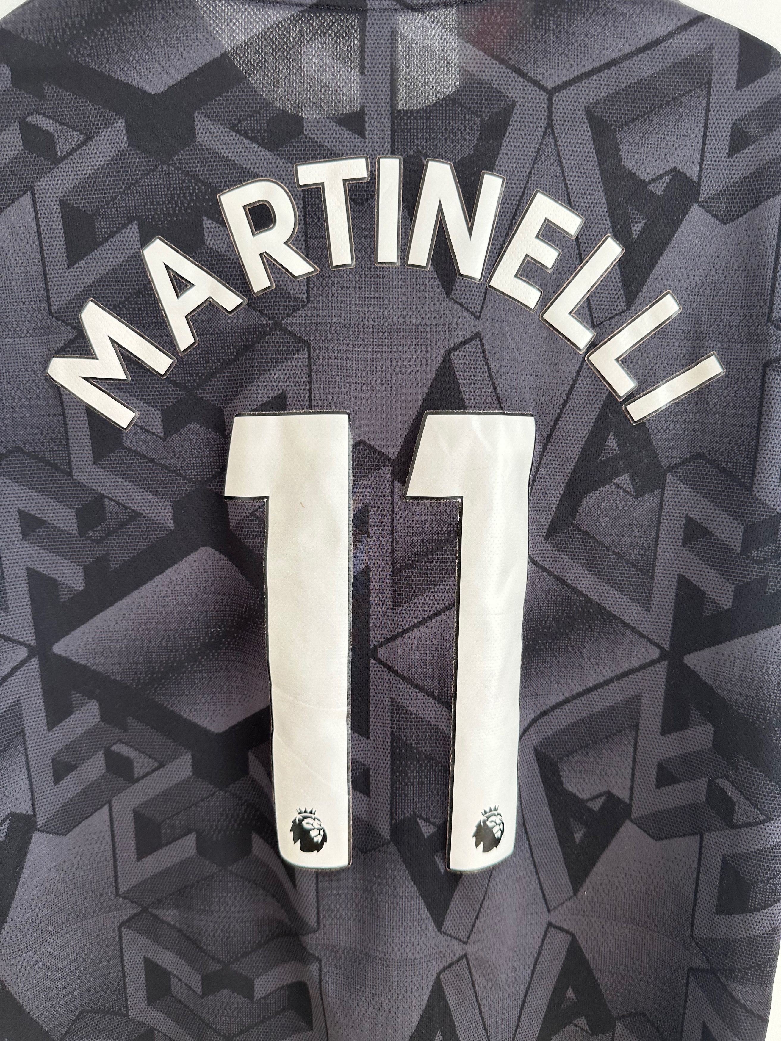 Adidas 2022 Adidas Arsenal Away 11 Martinelli Young jersey soccer Size US S / EU 44-46 / 1 - 9 Thumbnail