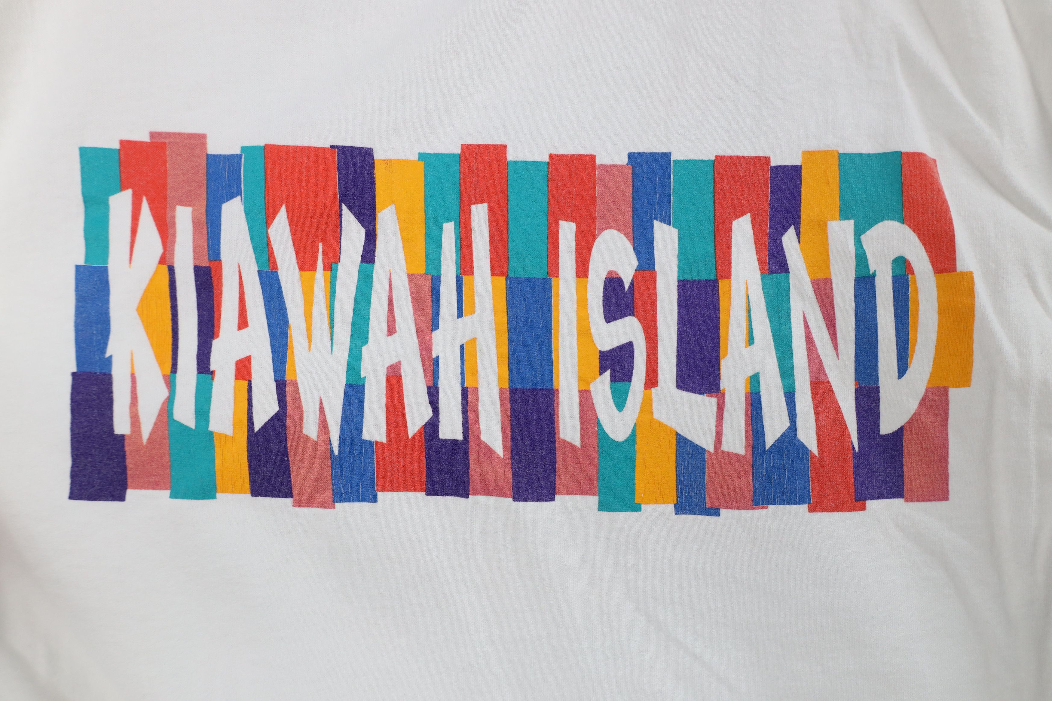 Vintage Vintage 90s Kiawah Island Short Sleeve T-Shirt White USA Size US L / EU 52-54 / 3 - 4 Thumbnail
