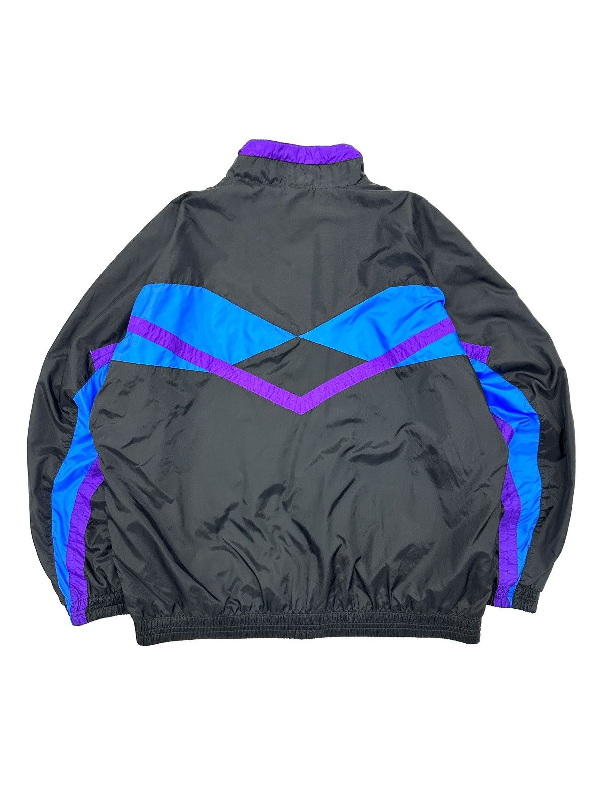 Nike Vintage 80s Nike Nylon Windbreaker Track Jacket Size US L / EU 52-54 / 3 - 3 Thumbnail