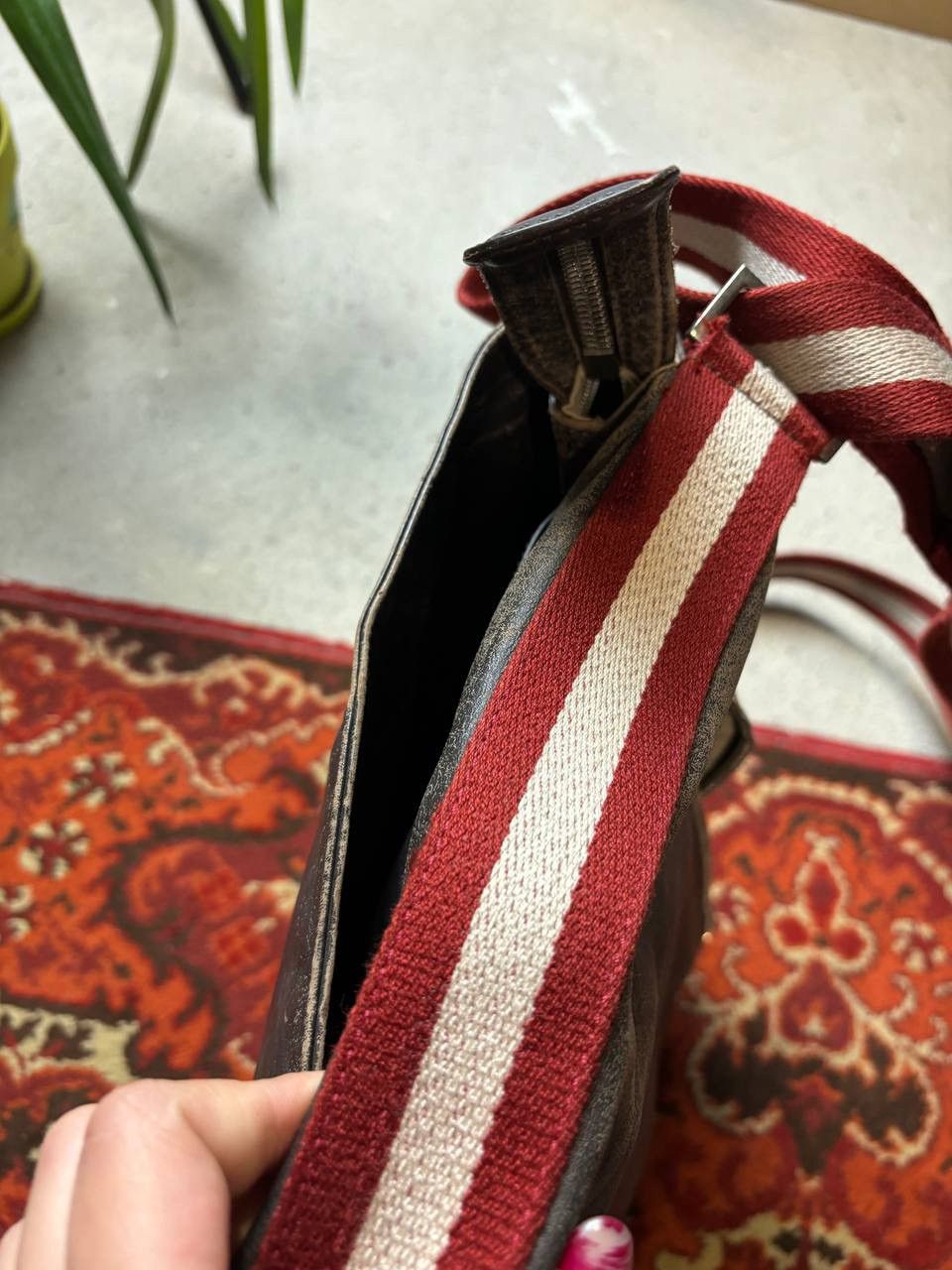 Bally × Vintage Vintage Y2K Bally Leather Messenger Crossbody Shoulder Bag Size ONE SIZE - 8 Thumbnail