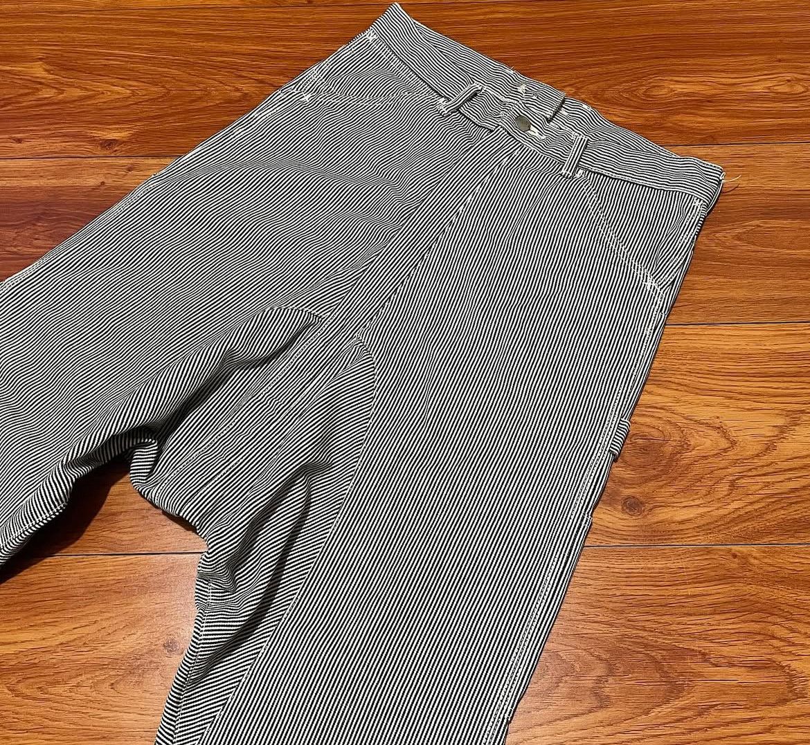 Comme des Garcons AD2011 Ganryu Cdg Hickory Stripe Drop Crotch Painter Pants Size US 30 / EU 46 - 4 Thumbnail