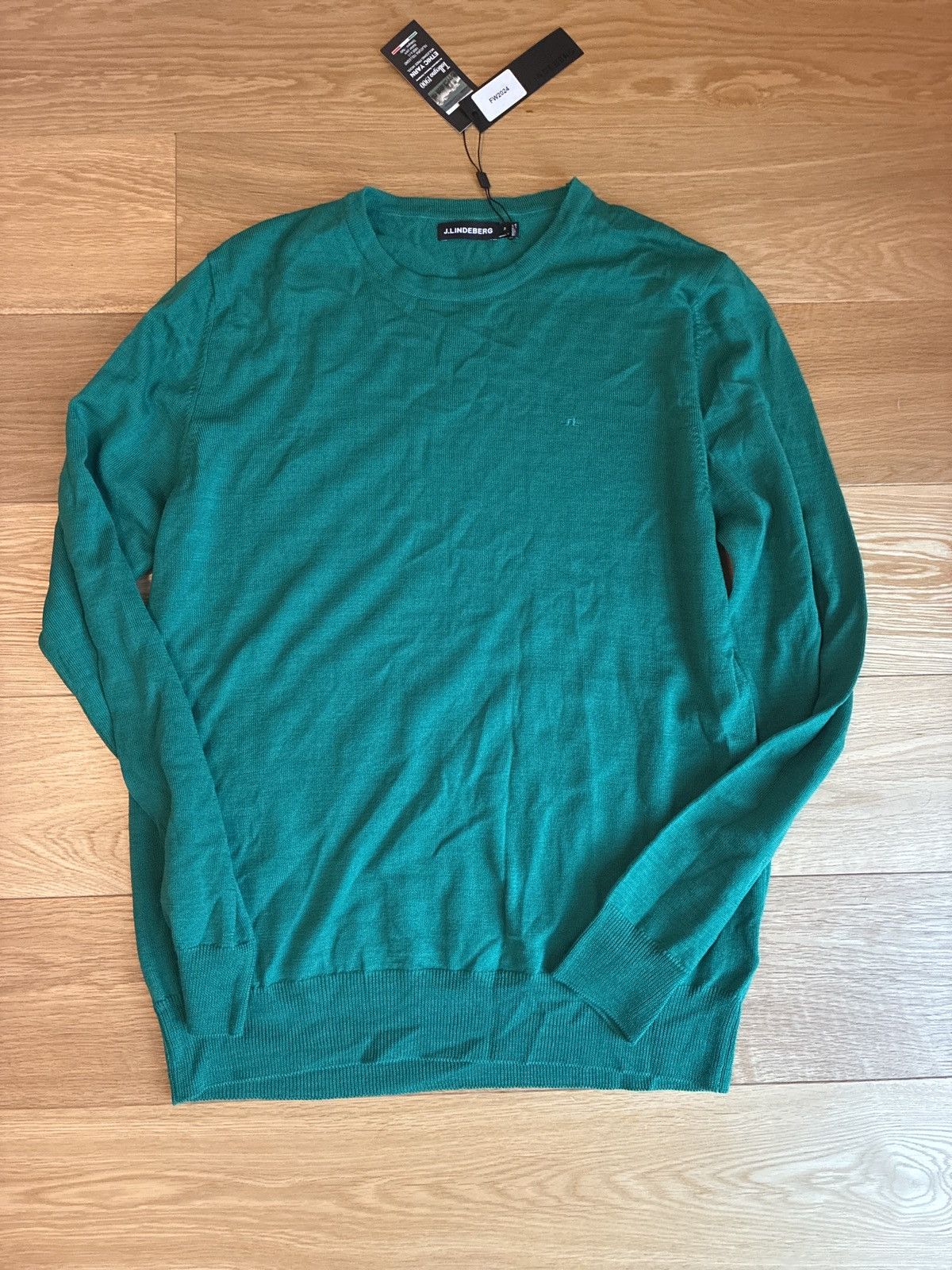 J.Lindeberg J lindeberg keane new merino wool sweater golf green medium Size US M / EU 48-50 / 2 - 7 Thumbnail