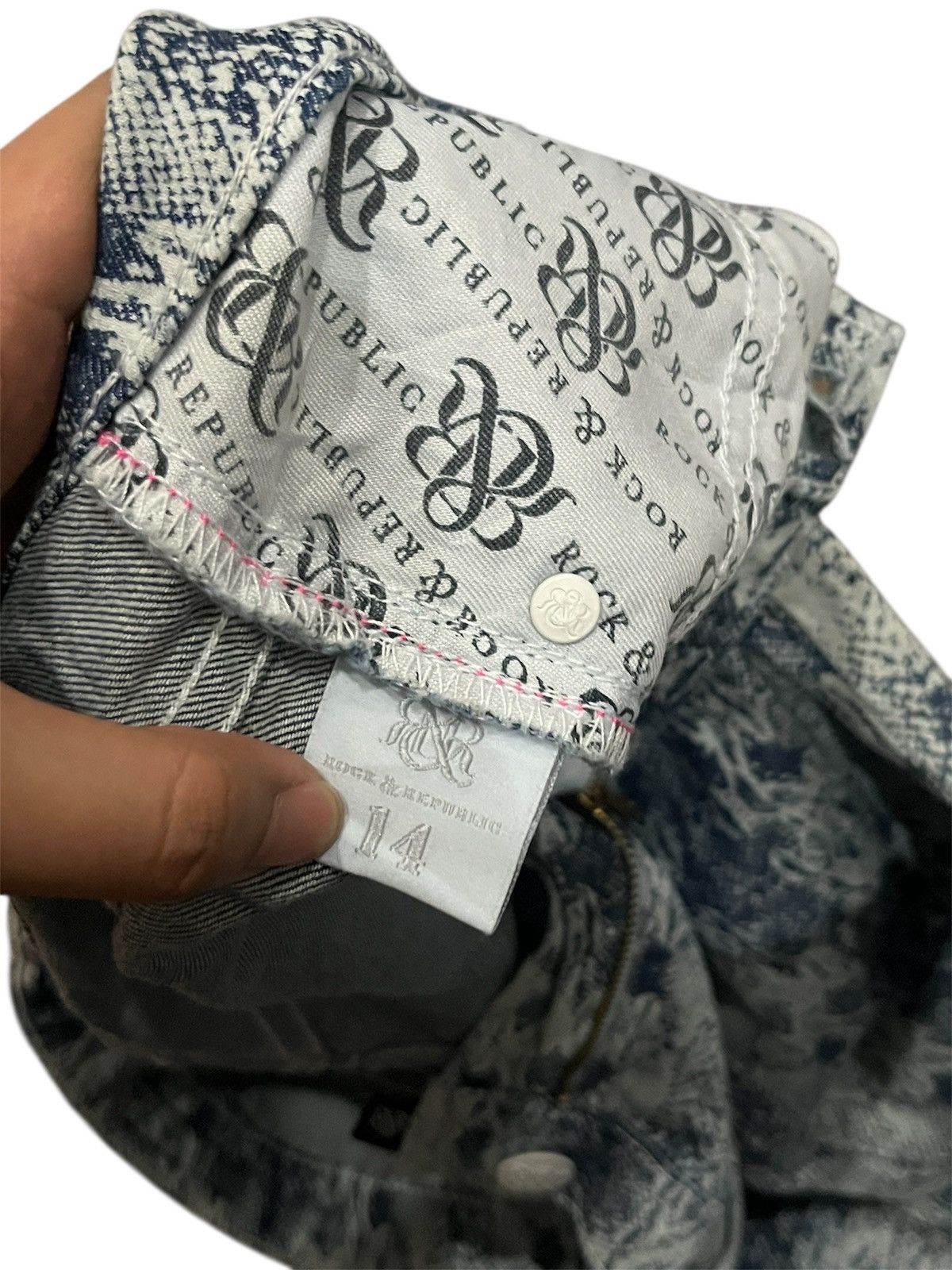 Hysteric Glamour × If Six Was Nine × Le Grande Bleu (L.G.B.) Rock & Republic Python Skin Pant Art Size US 36 / EU 52 - 10 Thumbnail