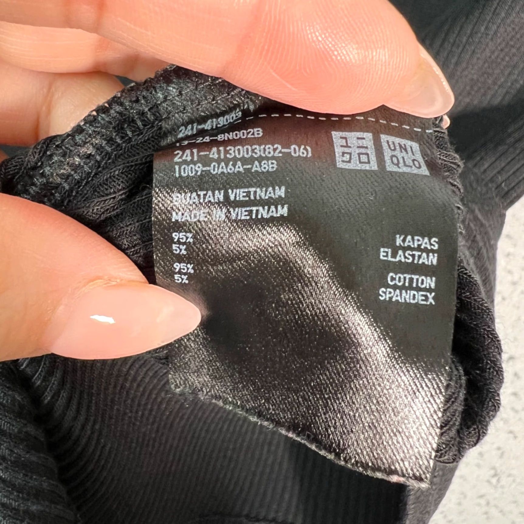 Uniqlo VINTAGE Uniqlo Womens Small Black Ribbed Short Sleeve T-Shirt Cotton Blend Casual Top Shirt Womens S Black Ribbed Casual Cotton Blend T-Shirt Size S / US 4 / IT 40 - 4 Thumbnail