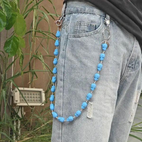 VIBE Bead Flower Three Tier Silvery Pants Chain Size ONE SIZE - 2 Thumbnail