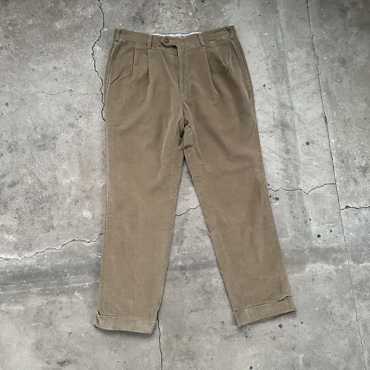 Brioni Brioni brown vintage corduroy pants Size US 32 / EU 48 - 2 Thumbnail
