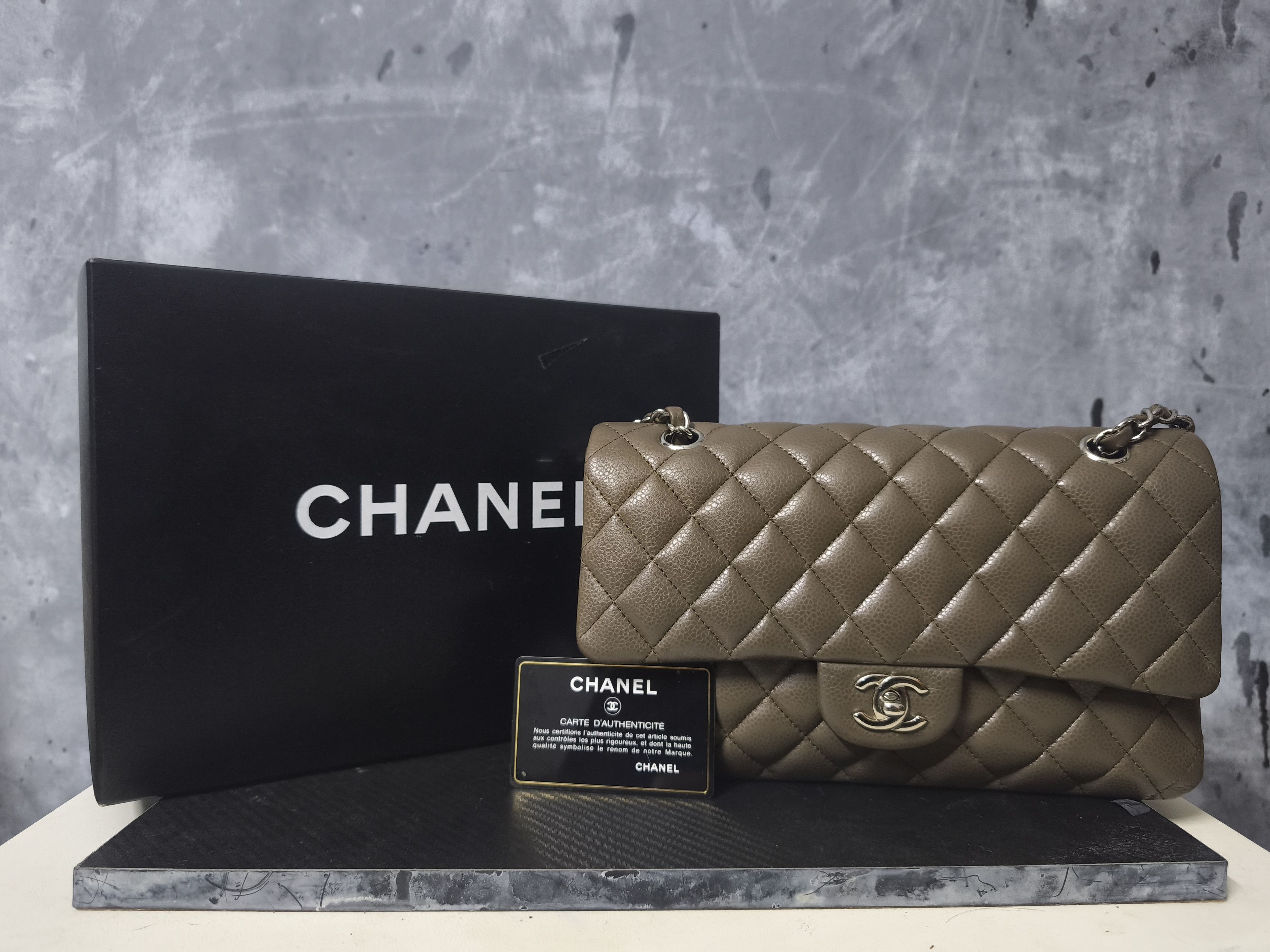 Chanel Chanel double flap chocolate caviar medium Size ONE SIZE - 9 Thumbnail