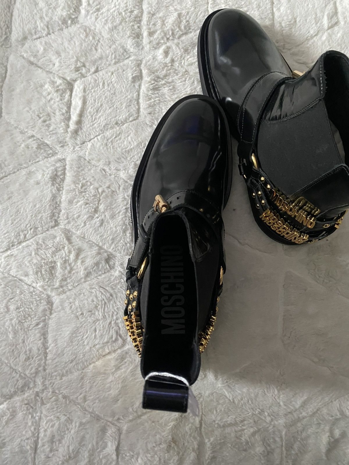 Moschino Moschino Men’s Chelsea Boots Size US 11 / EU 44 - 9 Thumbnail