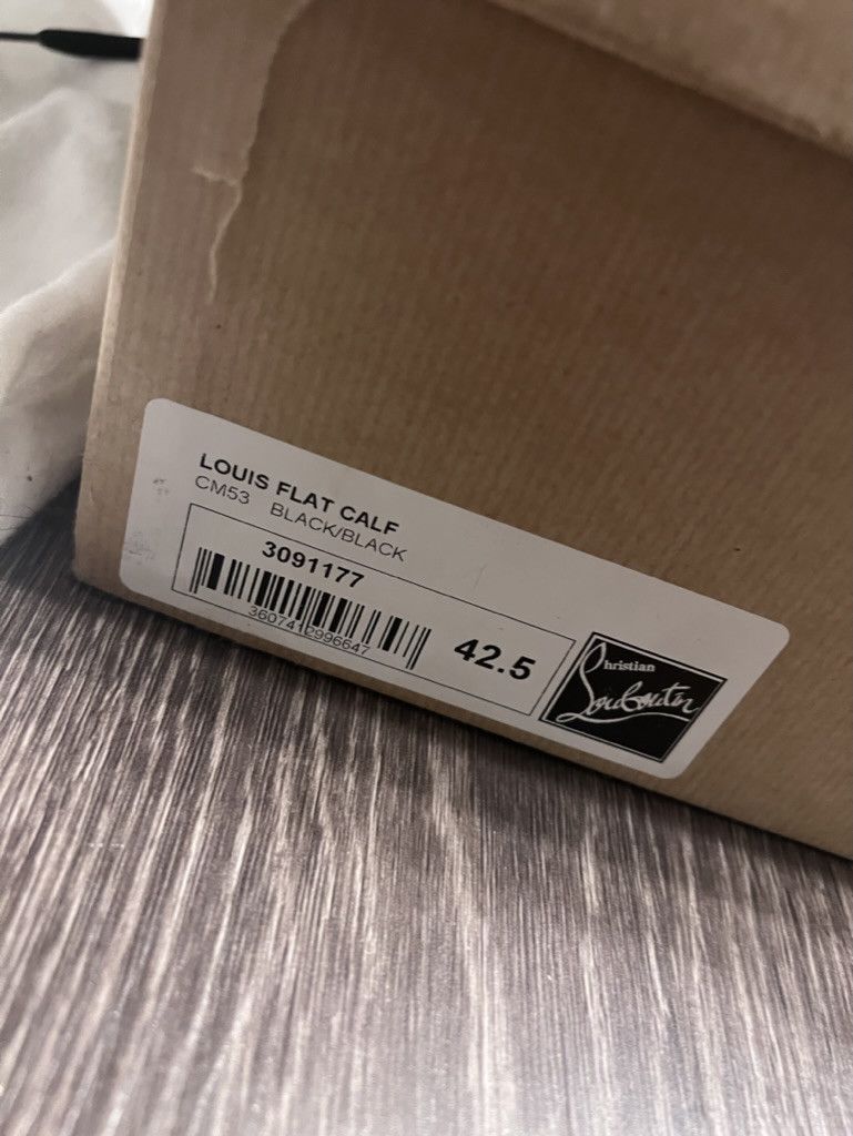 Christian Louboutin Christian Louboutin "Red Bottoms" Louis Flat Calf Size US 9.5 / EU 42-43 - 5 Thumbnail