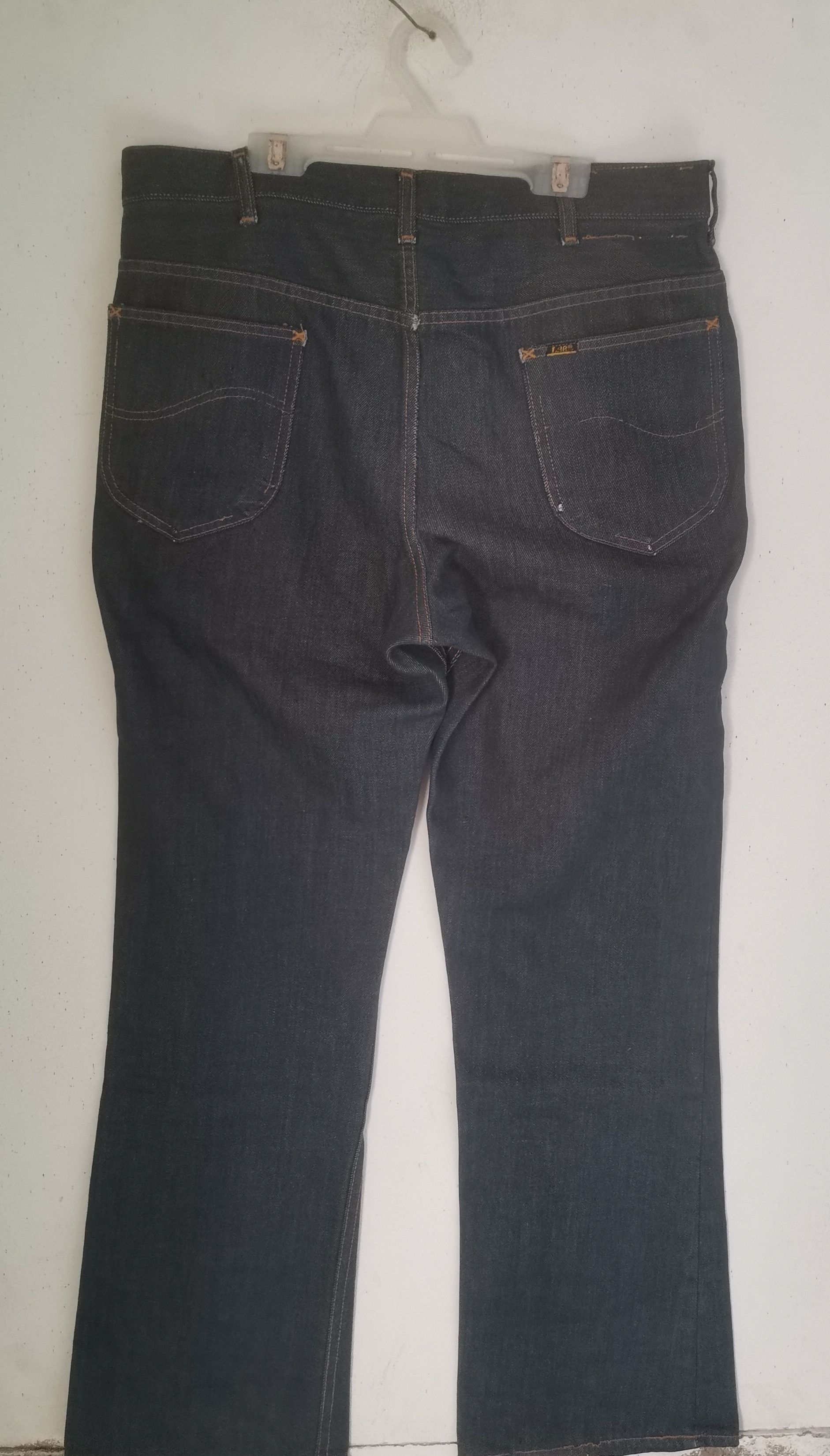 Lee × Vintage Rare vintage LEE denim made in USA 50 cotton 50 polyester Size US 35 - 3 Thumbnail