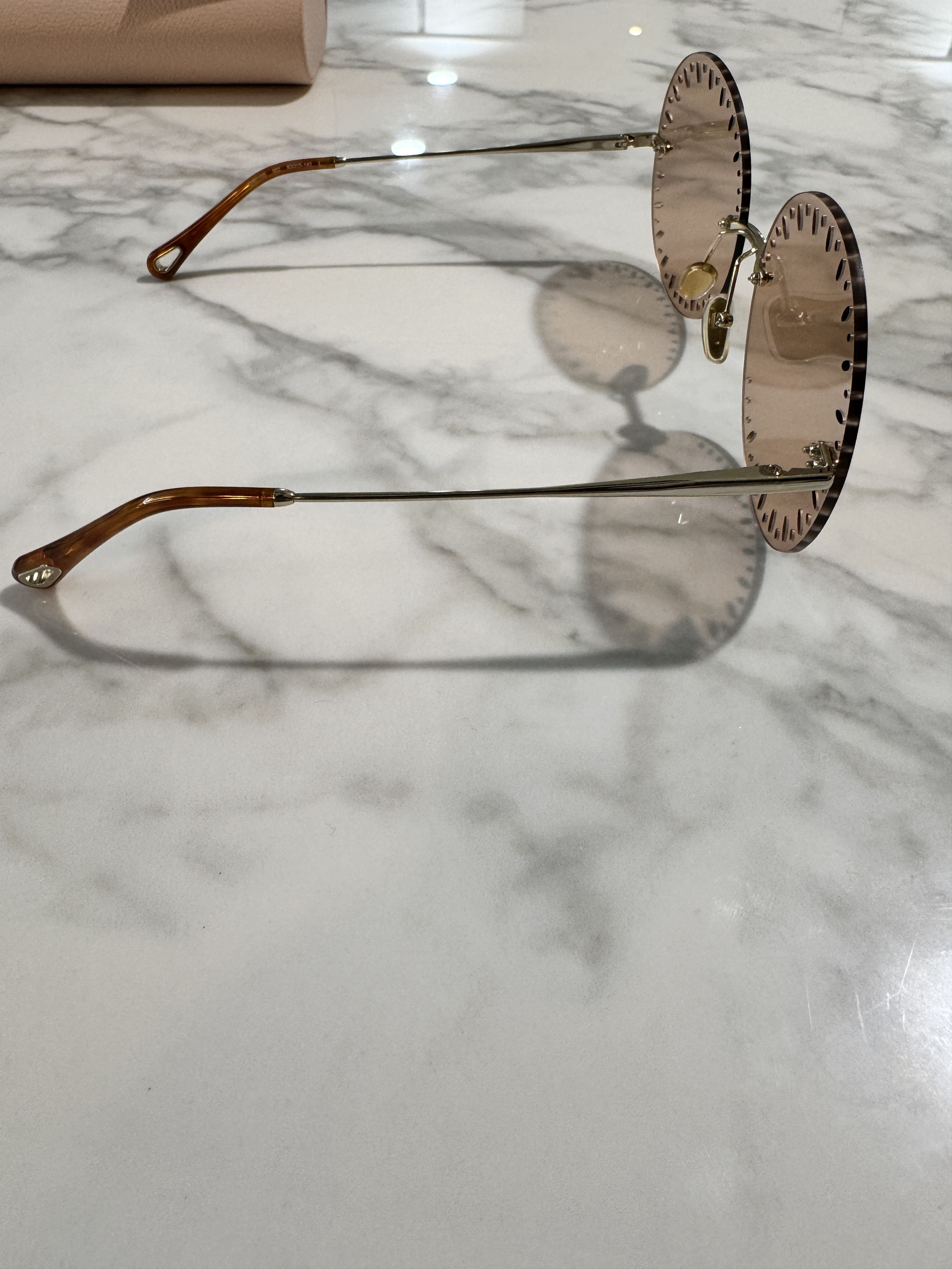 Chloe Lunettes de soleil Rosée Size ONE SIZE - 5 Thumbnail
