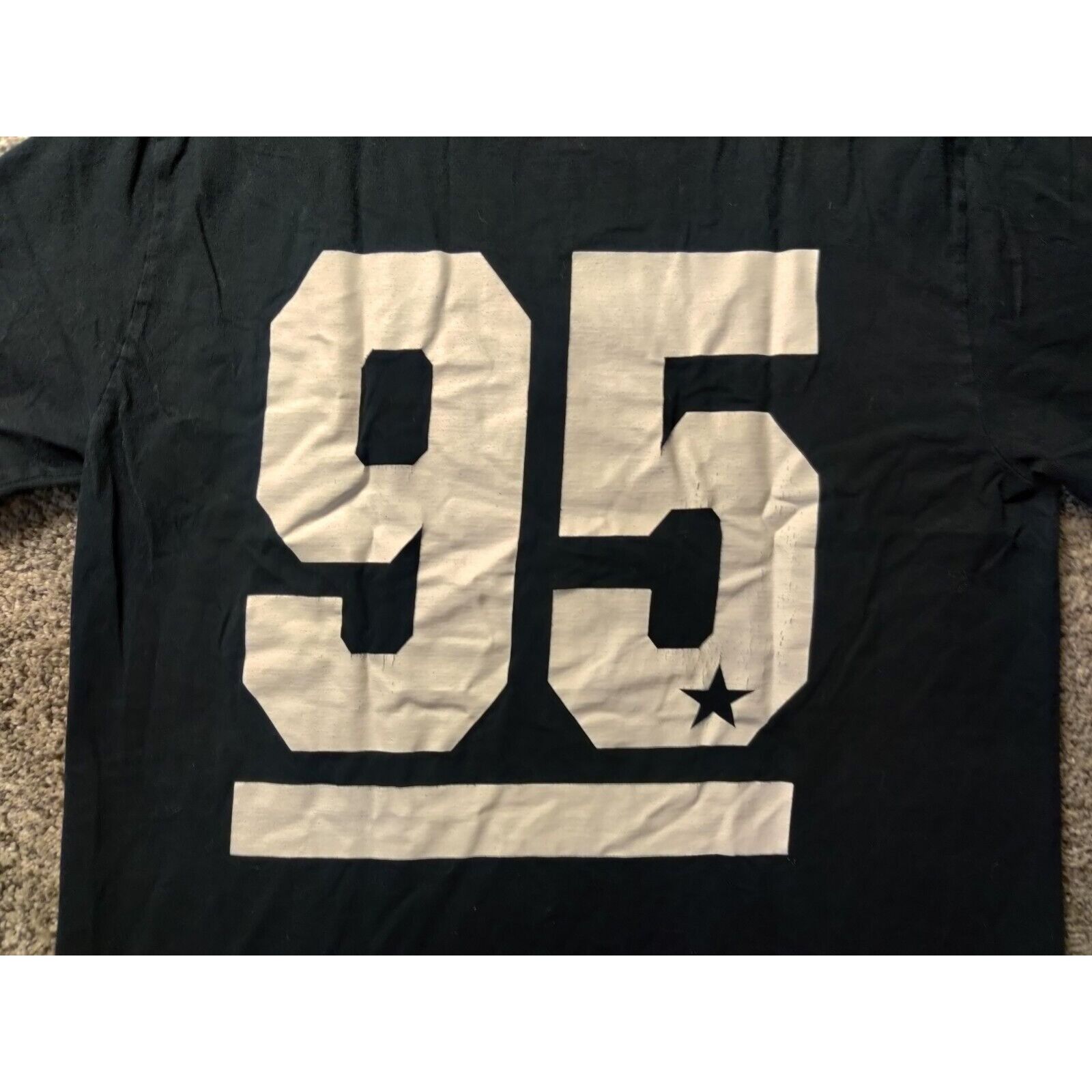 Nike Nike Shirt Adult Mens Large Black White Spell Out 95 Regular Size US L / EU 52-54 / 3 - 10 Thumbnail