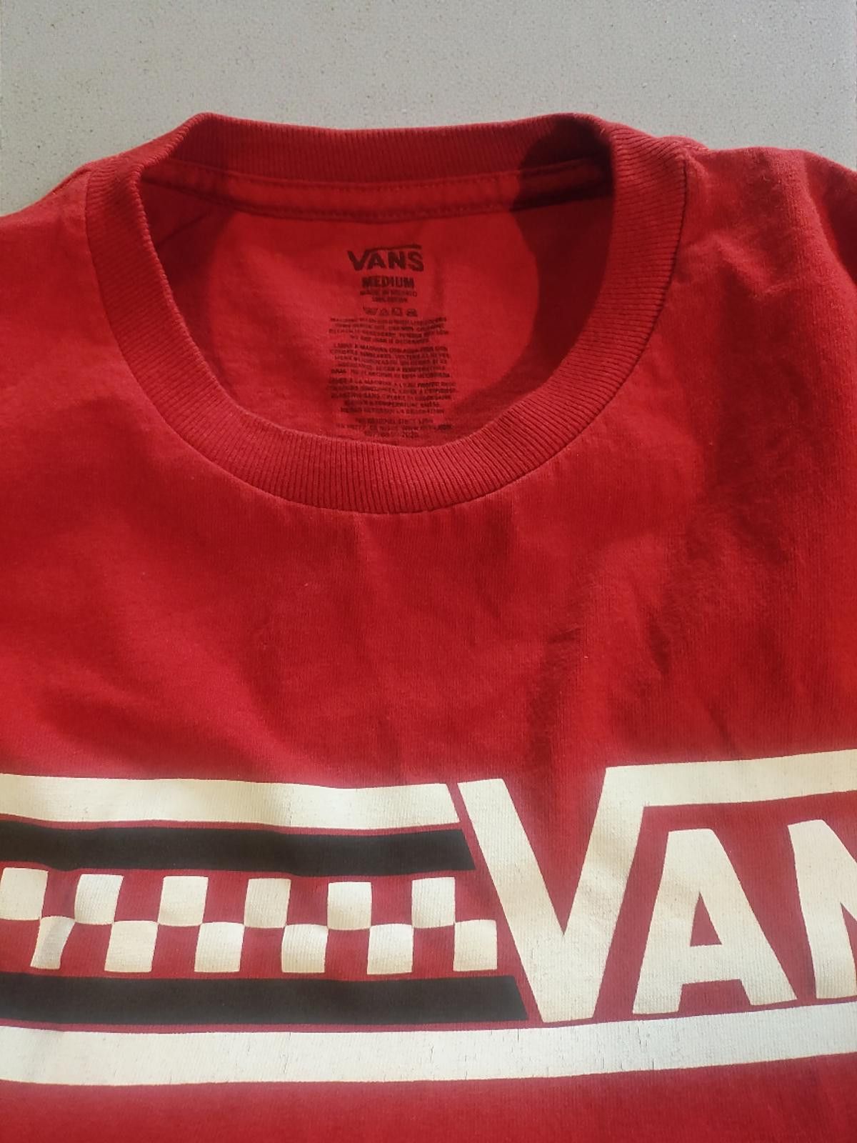 Vans VANS Classic Red Logo T-Shirt Medium Size US M / EU 48-50 / 2 - 6 Thumbnail