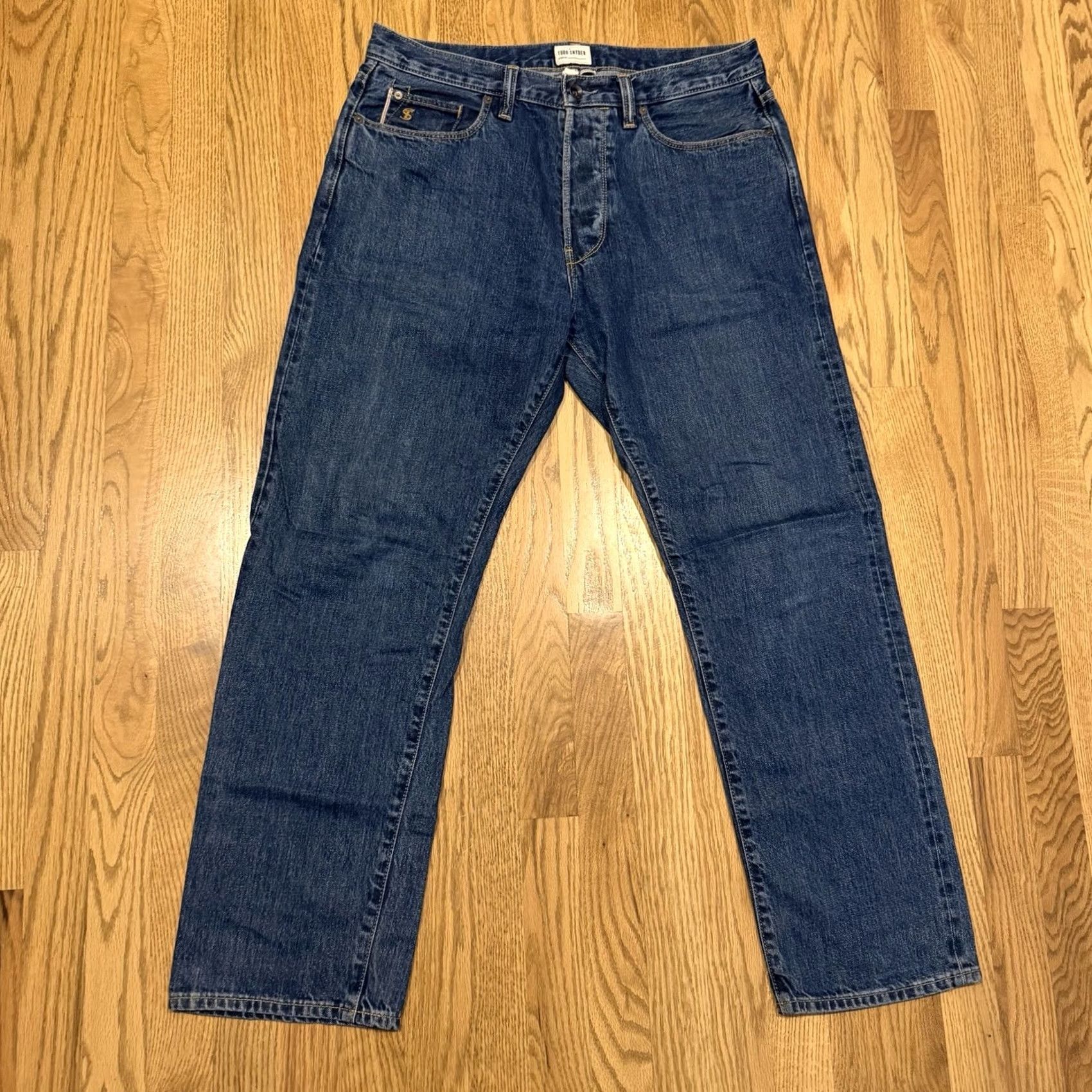 Todd Snyder Todd Snyder Jeans Regular 32x29 Denim 12.5oz Selvedge Blue Button Pocket 5-Pocket USA Retro Classic Vintage: No Mens Size US 32 / EU 48 - 2 Thumbnail