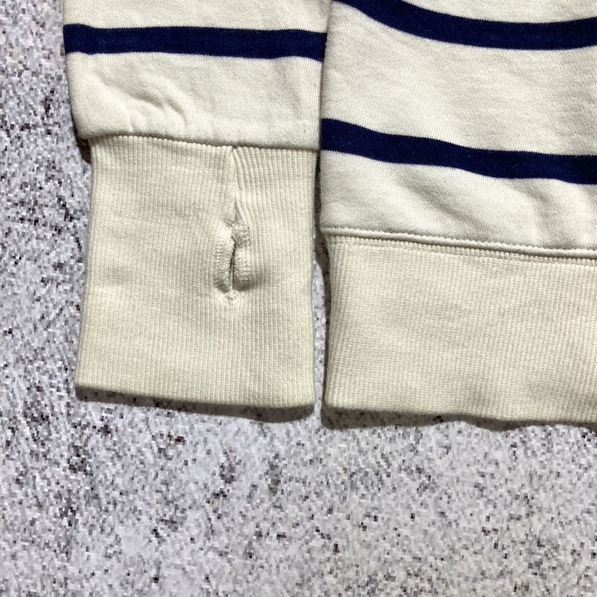 go slow caravan 2000s Go Slow Caravan Striped Unique Hoodie Kapital Style Size US L / EU 52-54 / 3 - 8 Thumbnail