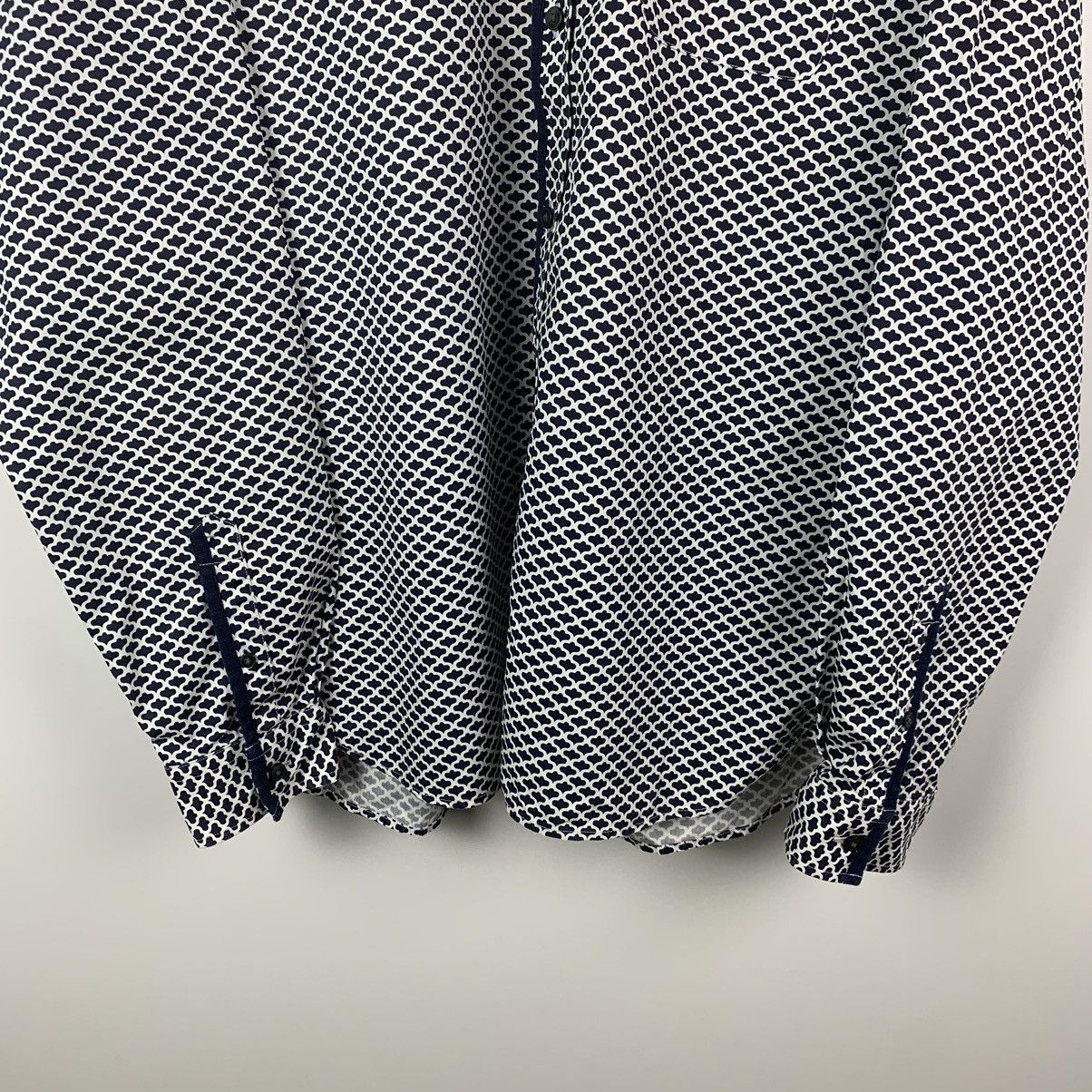 Fred Perry Fred Perry Shirt Long Sleeve Size L Geometric Pattern Luxury Size US L / EU 52-54 / 3 - 3 Thumbnail