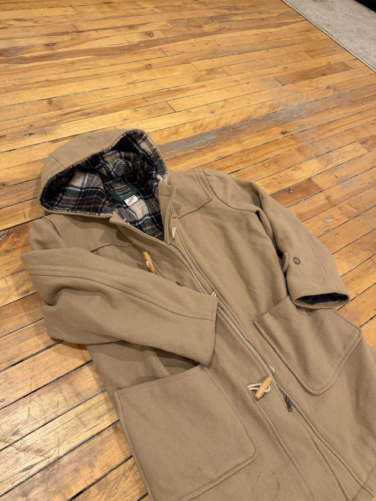 Vintage Vintage wool flannel lined hooded overcoat trench coat USA Size US M / EU 48-50 / 2 - 3 Thumbnail