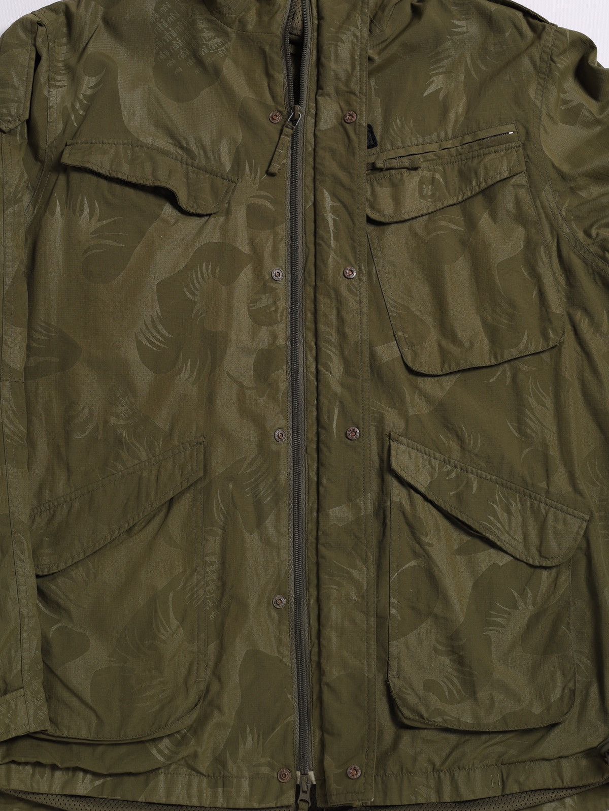 Maharishi Maharishi 2005 MHI Vintage Camo Nylon Sikh Jacket Ripstop Size US XL / EU 56 / 4 - 17 Thumbnail
