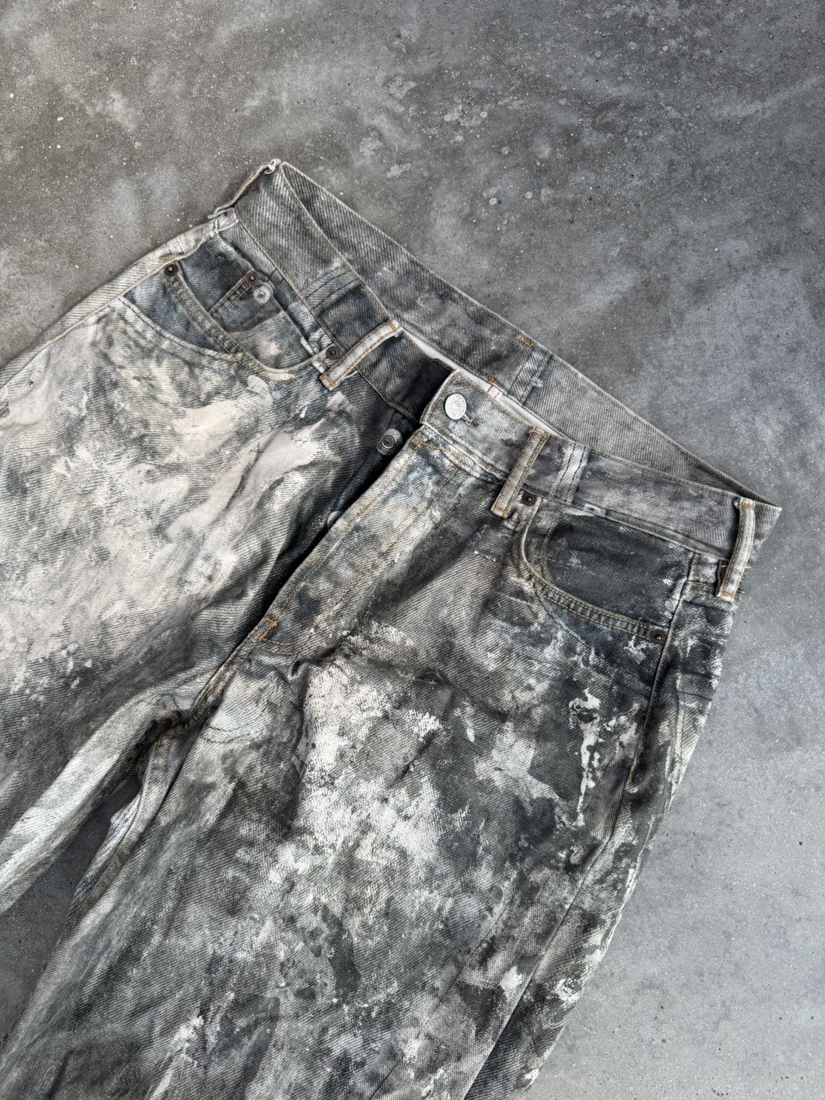 Acne Studios Acne Studios 1981 Cold Gray Denim Designer Pants streetwear Size US 34 / EU 50 - 2 Thumbnail
