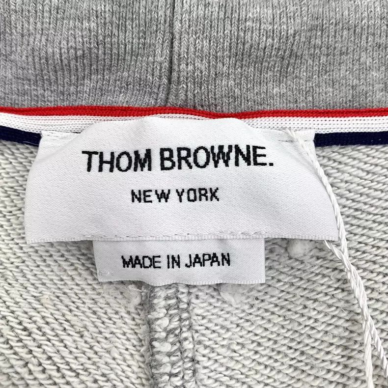 Thom Browne Thom browne Size 1 Gray classic four-bar cotton drawstring Size US 29 - 7 Thumbnail