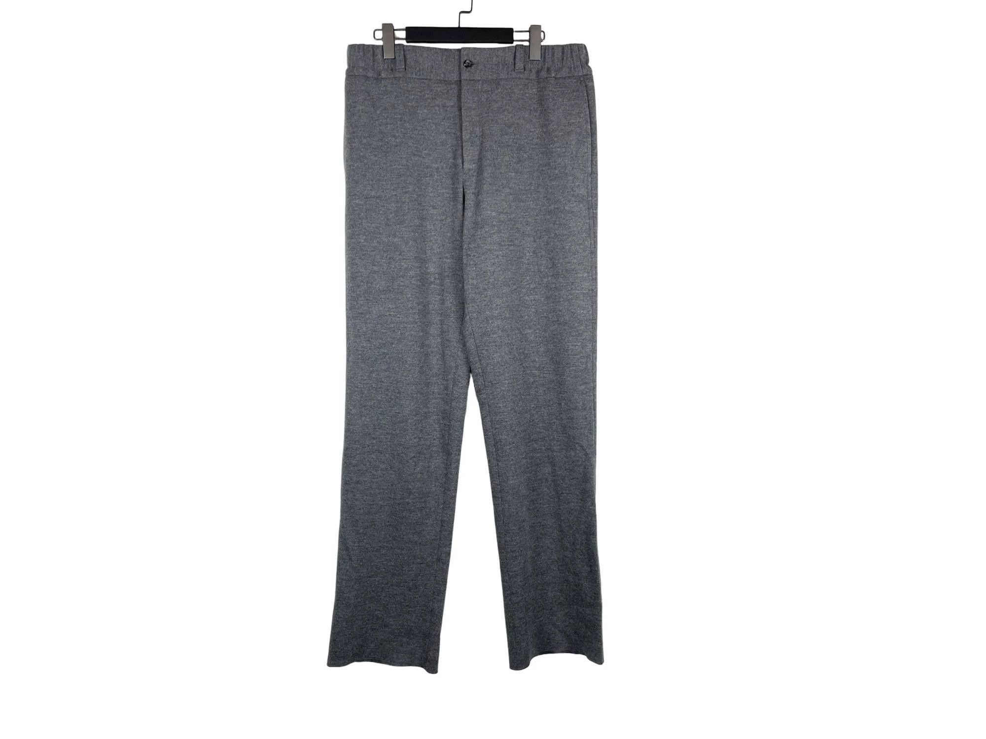 Lanvin LANVIN Elastic Waistband Wool Suit Pants 54 Size US 38 / EU 54 - 1 Thumbnail