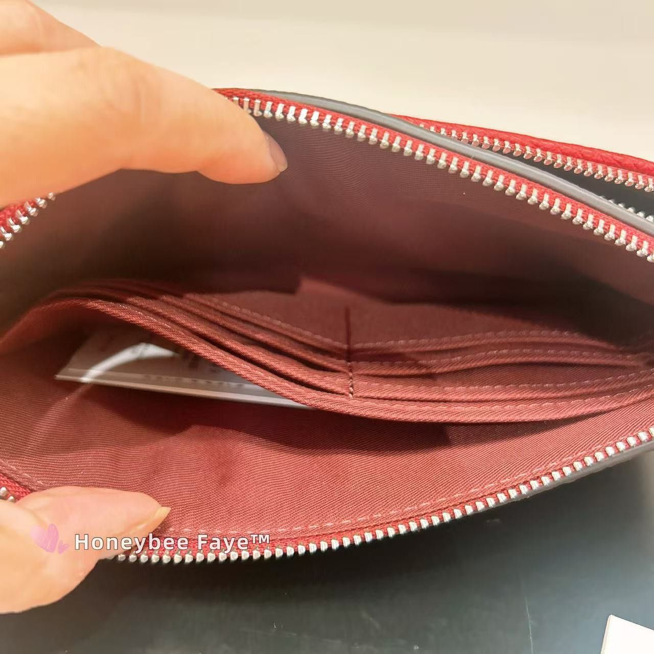 Coach Double Zip Wallet In Signature Denim CDN22 Size ONE SIZE - 6 Thumbnail