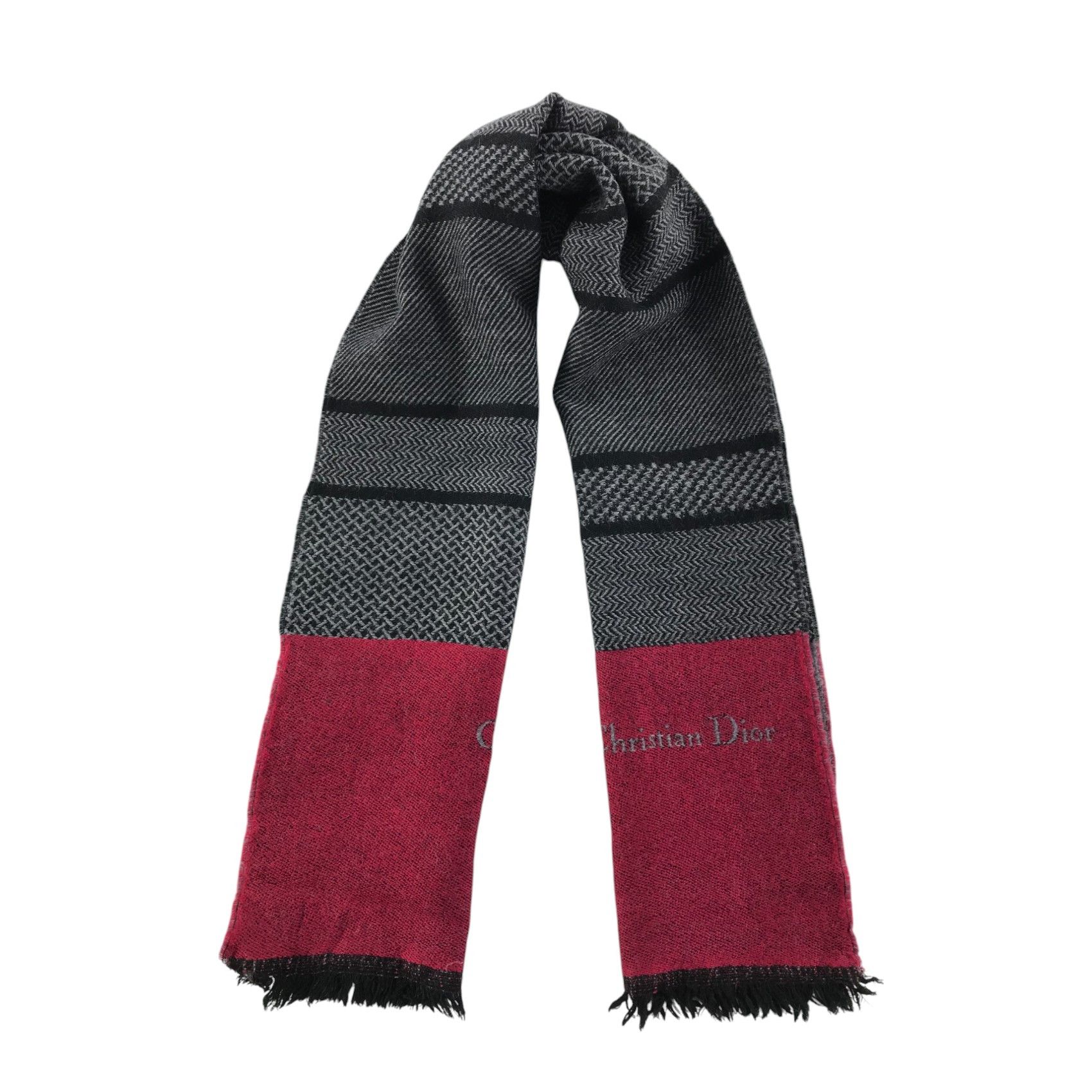 Christian Dior Monsieur Scarf Muffler Neckwear WW2878