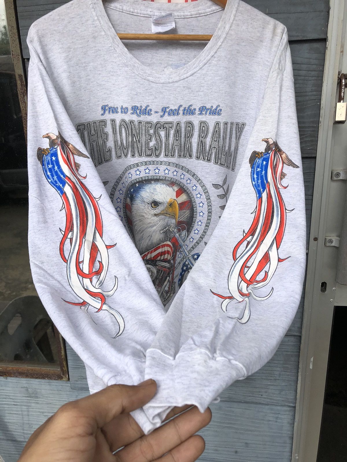 Harley Davidson × Vintage 🔥Vintage Y2K🔥Lone Star Rally Chopper 2004 Texas Longsleeve Size US L / EU 52-54 / 3 - 7 Thumbnail