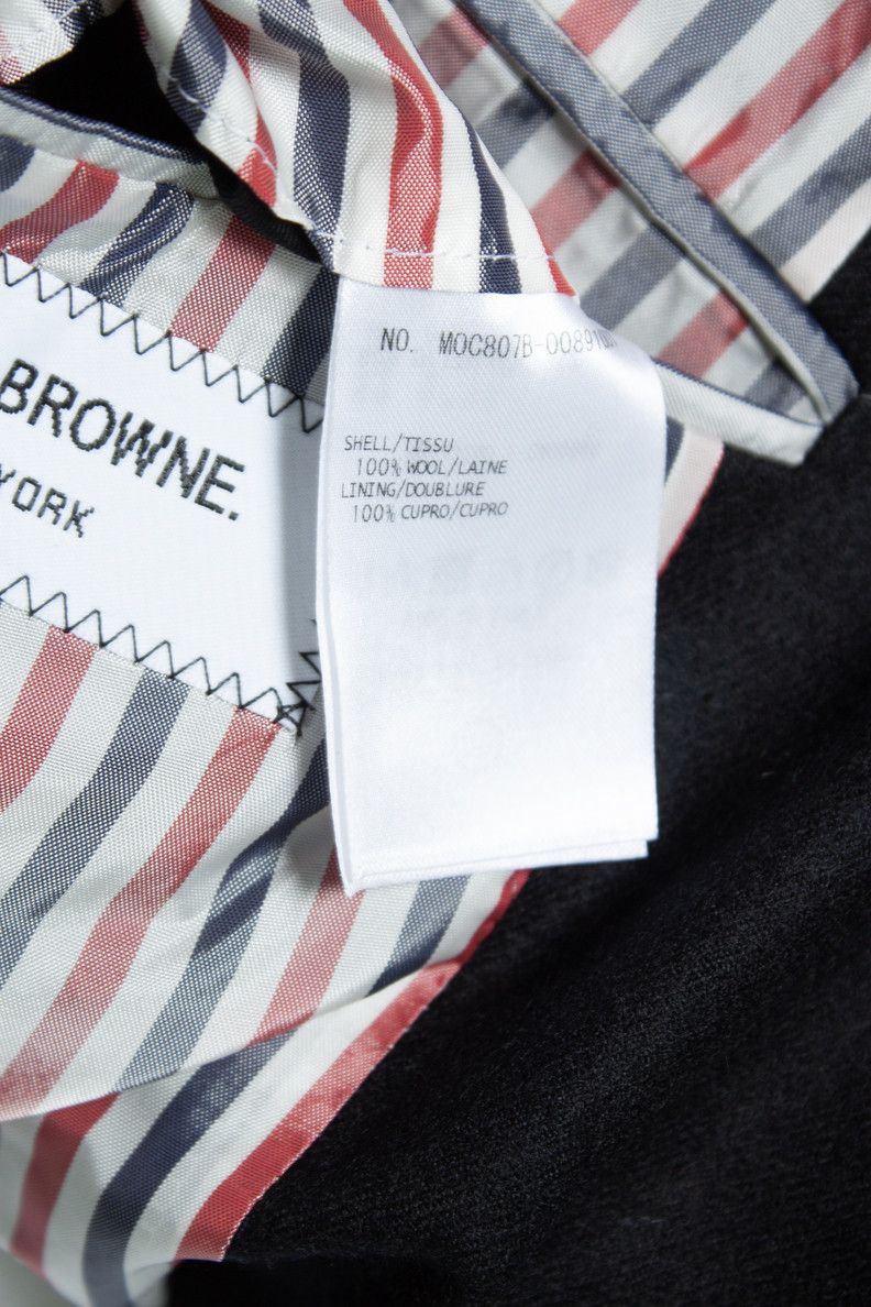 Thom Browne Thom Browne, Black trench coat Size US L / EU 52-54 / 3 - 8 Thumbnail