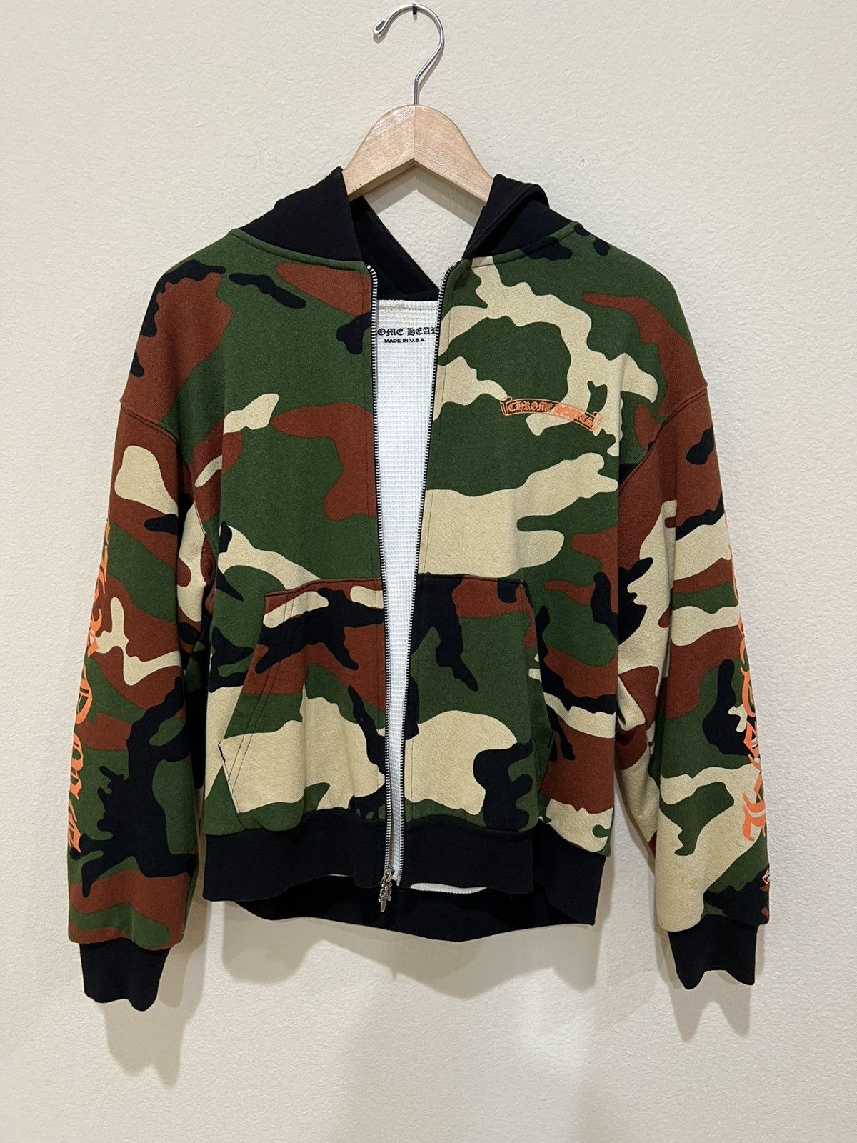 Chrome Hearts chrome hearts matty boy caution camo thermal zip up hoodie Size US S / EU 44-46 / 1 - 7 Thumbnail