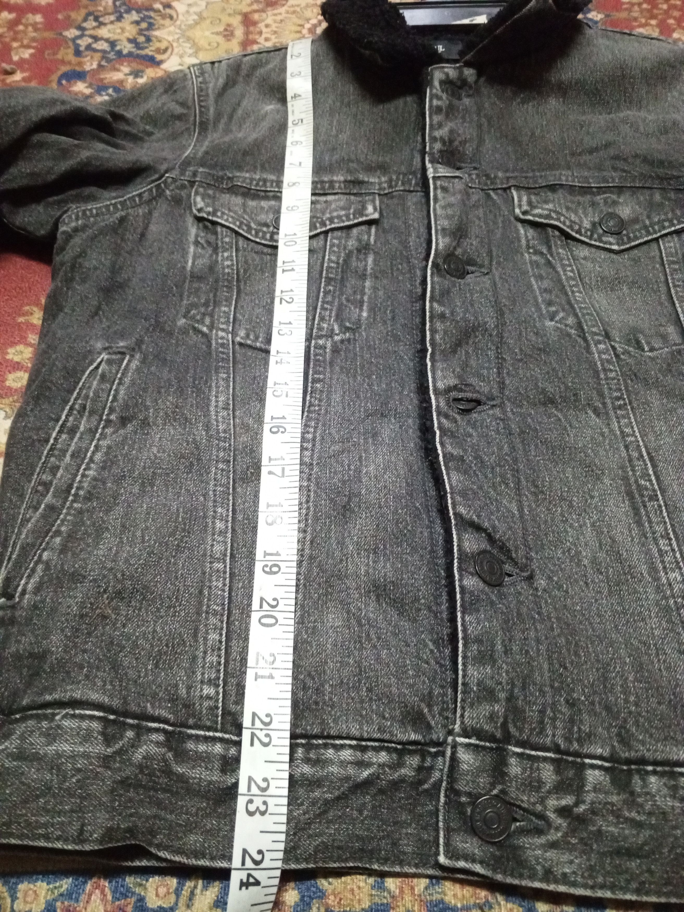 MOUSSY AZUL BY MOUSSY DENIM JACKET WOOL Size US L / EU 52-54 / 3 - 9 Thumbnail