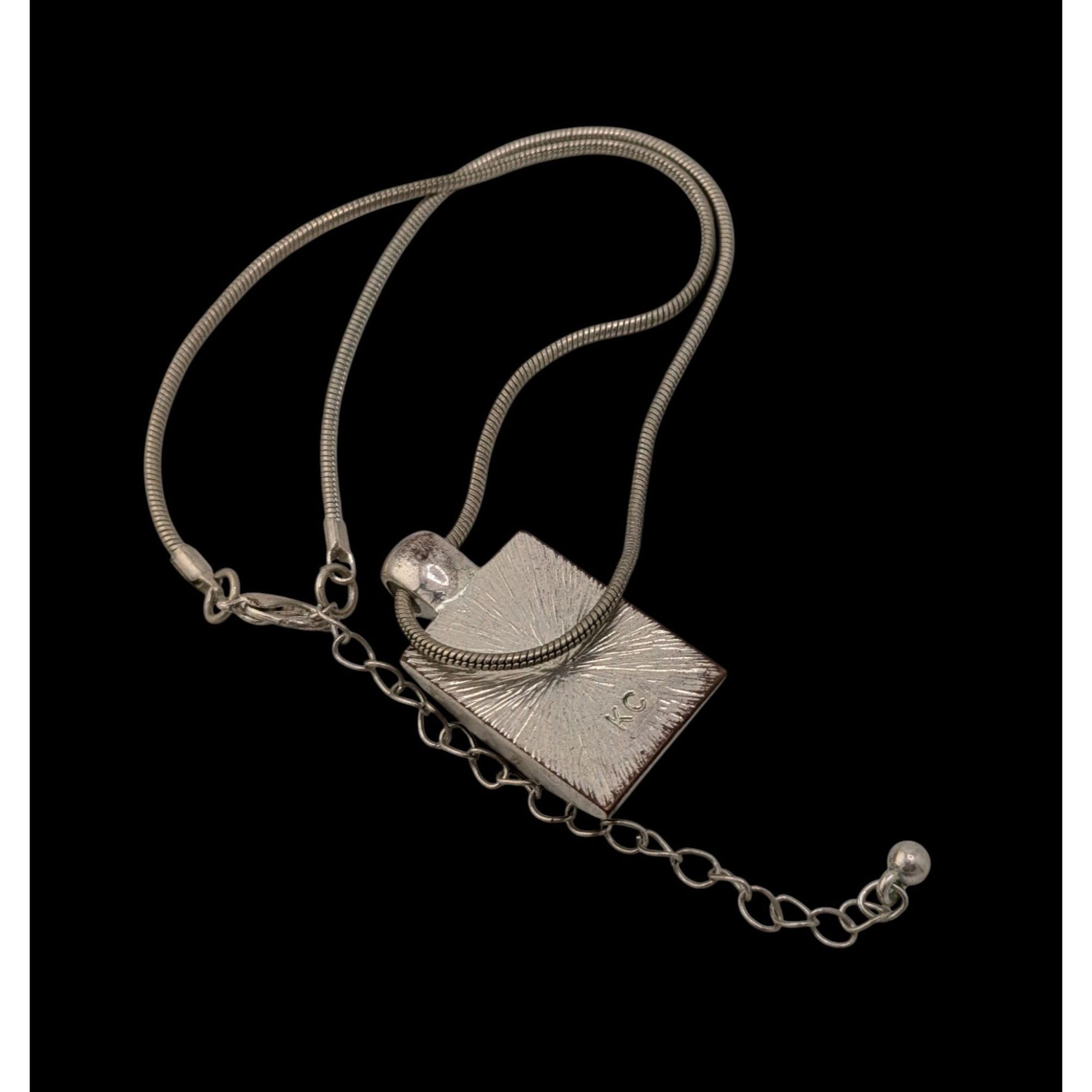 Kenneth Cole Vintage Kenneth Cole Prismatic Pendant Necklace On Silver To Size ONE SIZE - 4 Thumbnail