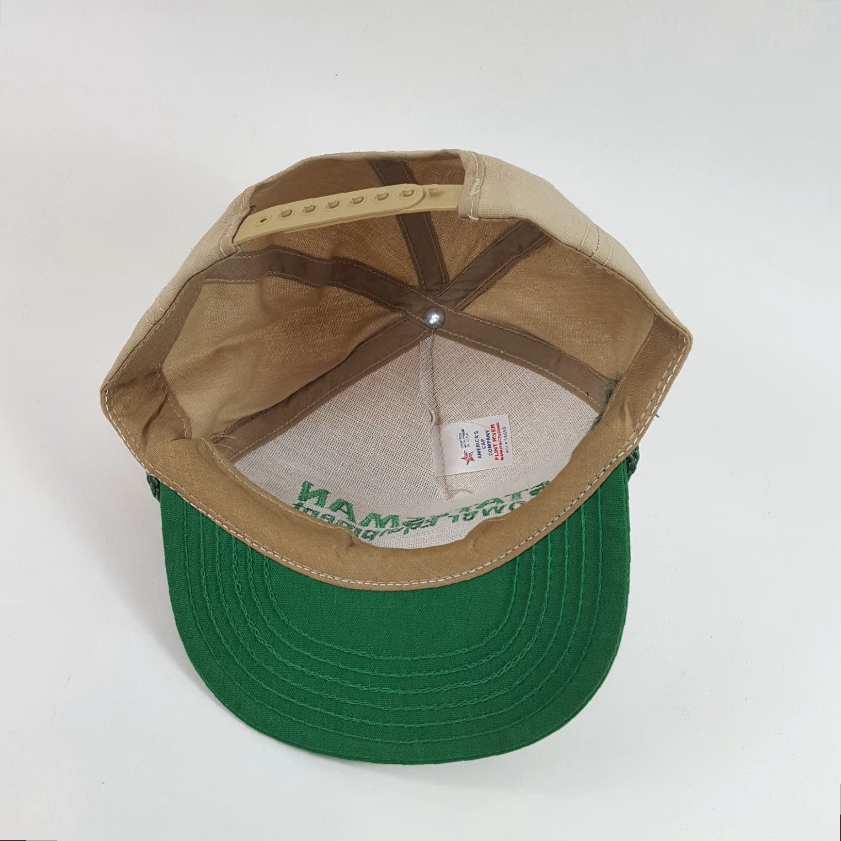 Vintage VINTAGE 90s America's Cap Co. Statesman Farm Tractors Trucker Hat Adjustable Green One Size Mens Size ONE SIZE - 5 Thumbnail