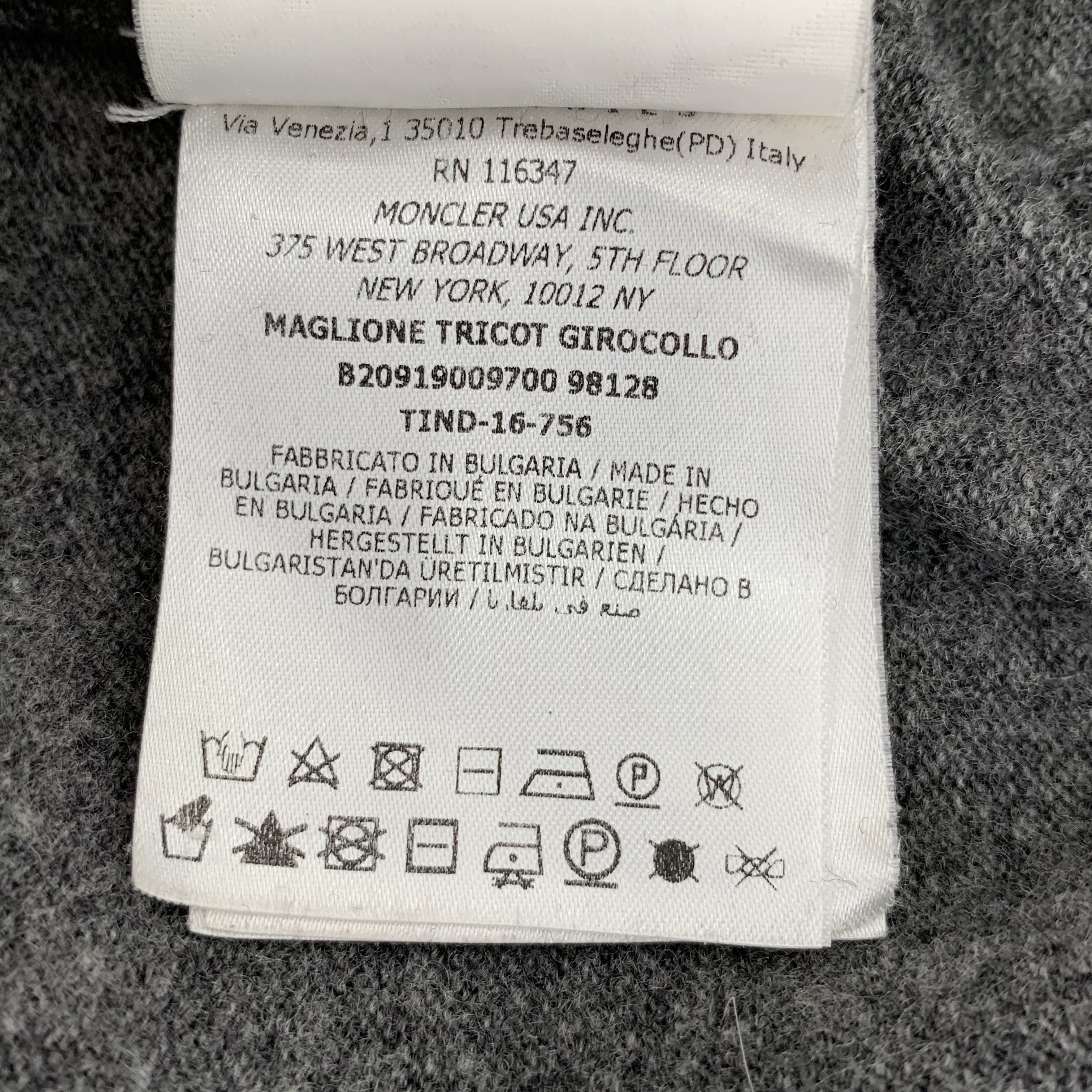 Moncler Moncler Wool Knit Patch Crewneck (Size L) Size L / US 10 / IT 46 - 3 Thumbnail