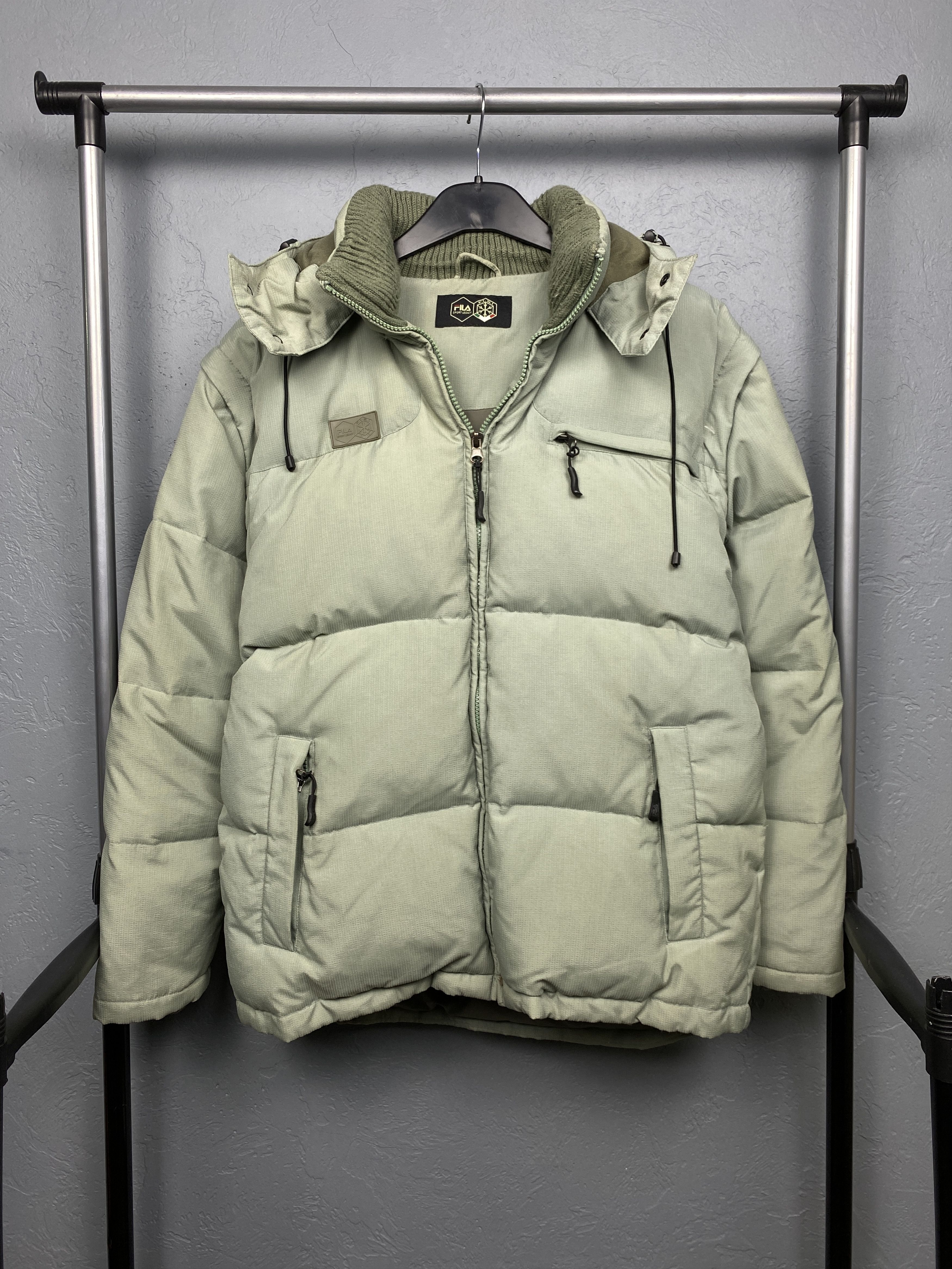 Fila Vintage Fila Mens Goose Down Puffer Jacket Vest Size US M / EU 48-50 / 2 - 2 Thumbnail