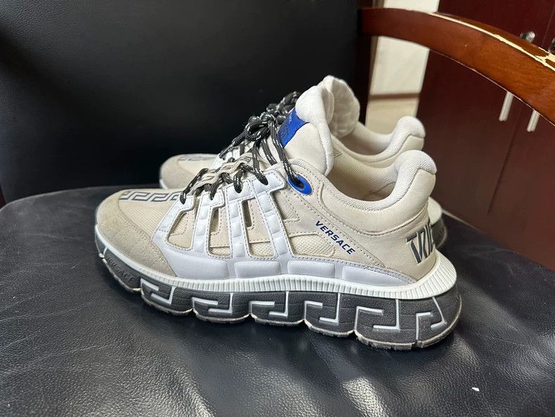 Versace Versace Lace-up platform shock-absorbing low-top lifestyle Size US 7.5 / EU 40-41 - 1 Thumbnail