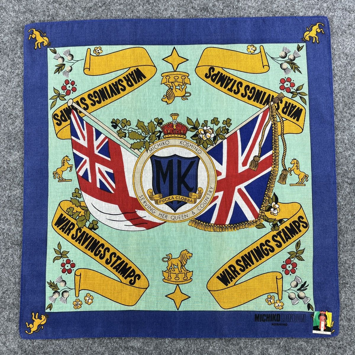 Michiko Koshino × Michiko Koshino London Michiko Koshino Handkerchief / Bandana / Neckerchief B387 Size ONE SIZE - 2 Thumbnail