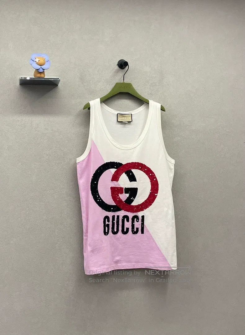 Gucci Gucci Knitted cotton vest with inlays Size XS / US 0-2 / IT 36-38 - 2 Thumbnail