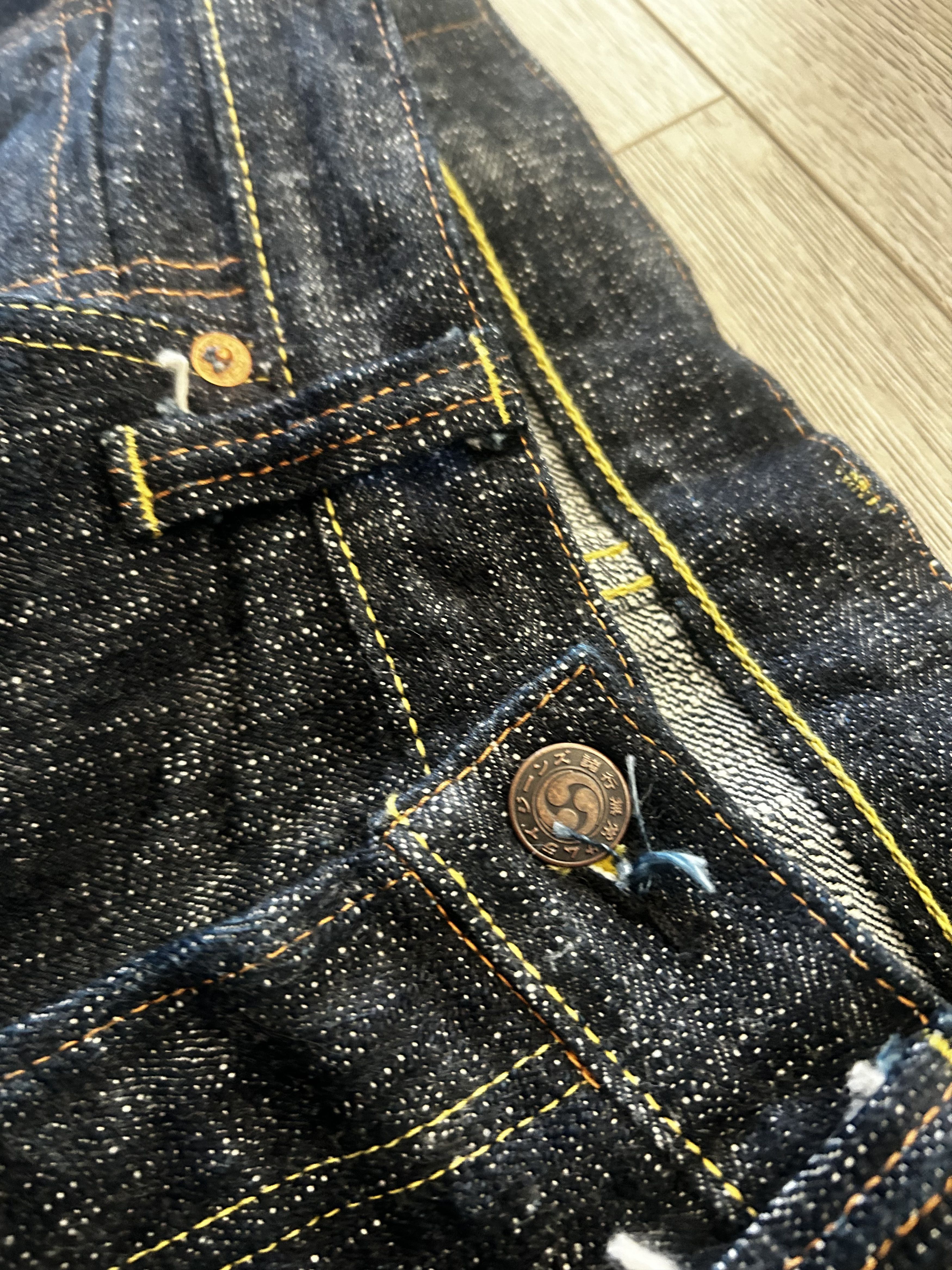 Samurai Jeans RARE samurai jeans S3000XX 17oz CRAZY designs Size US 34 / EU 50 - 2 Thumbnail