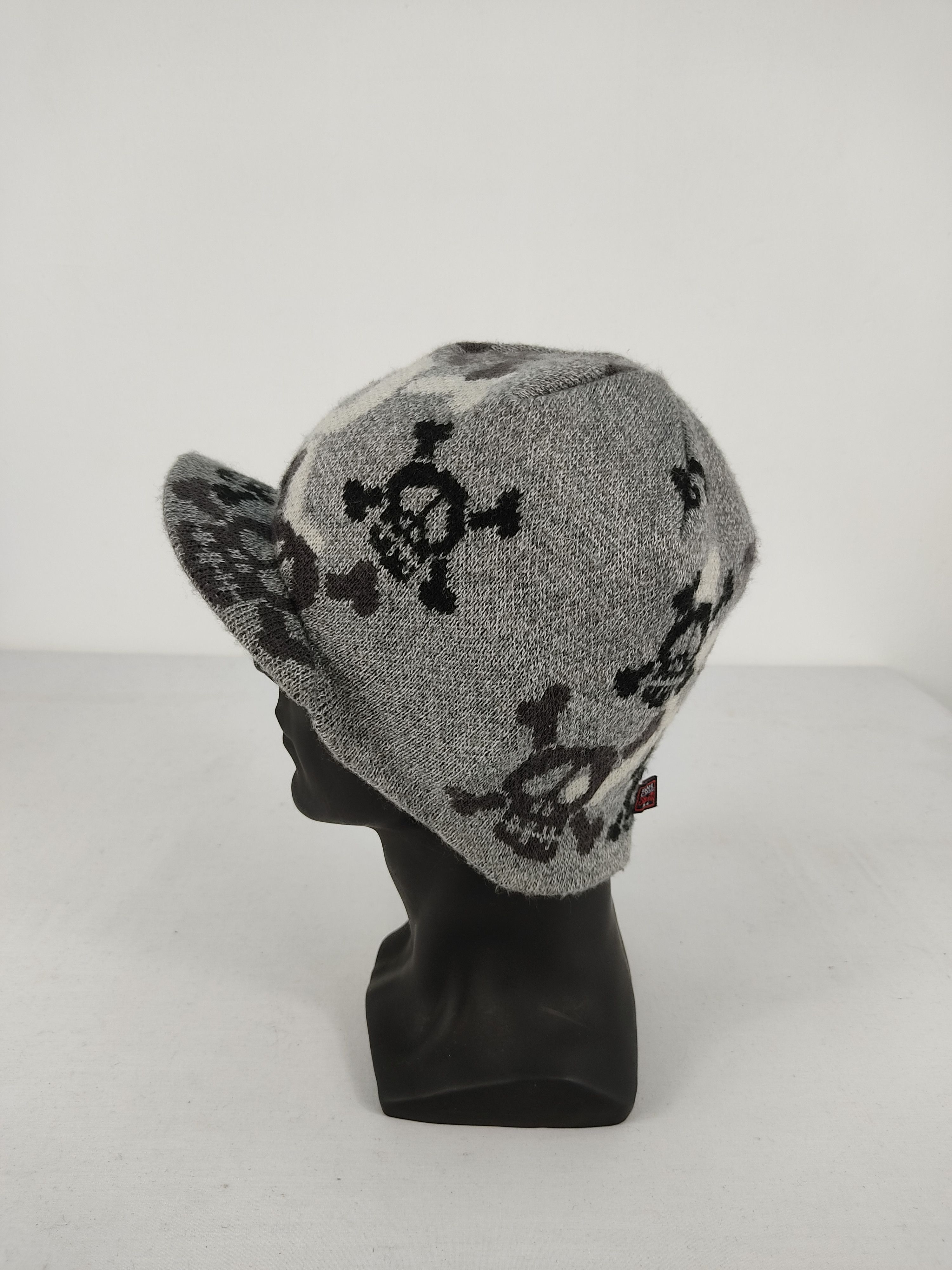 Japanese Brand Japanese Brand Blue Cross Skull Cap / Snow Hat / Snow Cap Size ONE SIZE - 2 Thumbnail