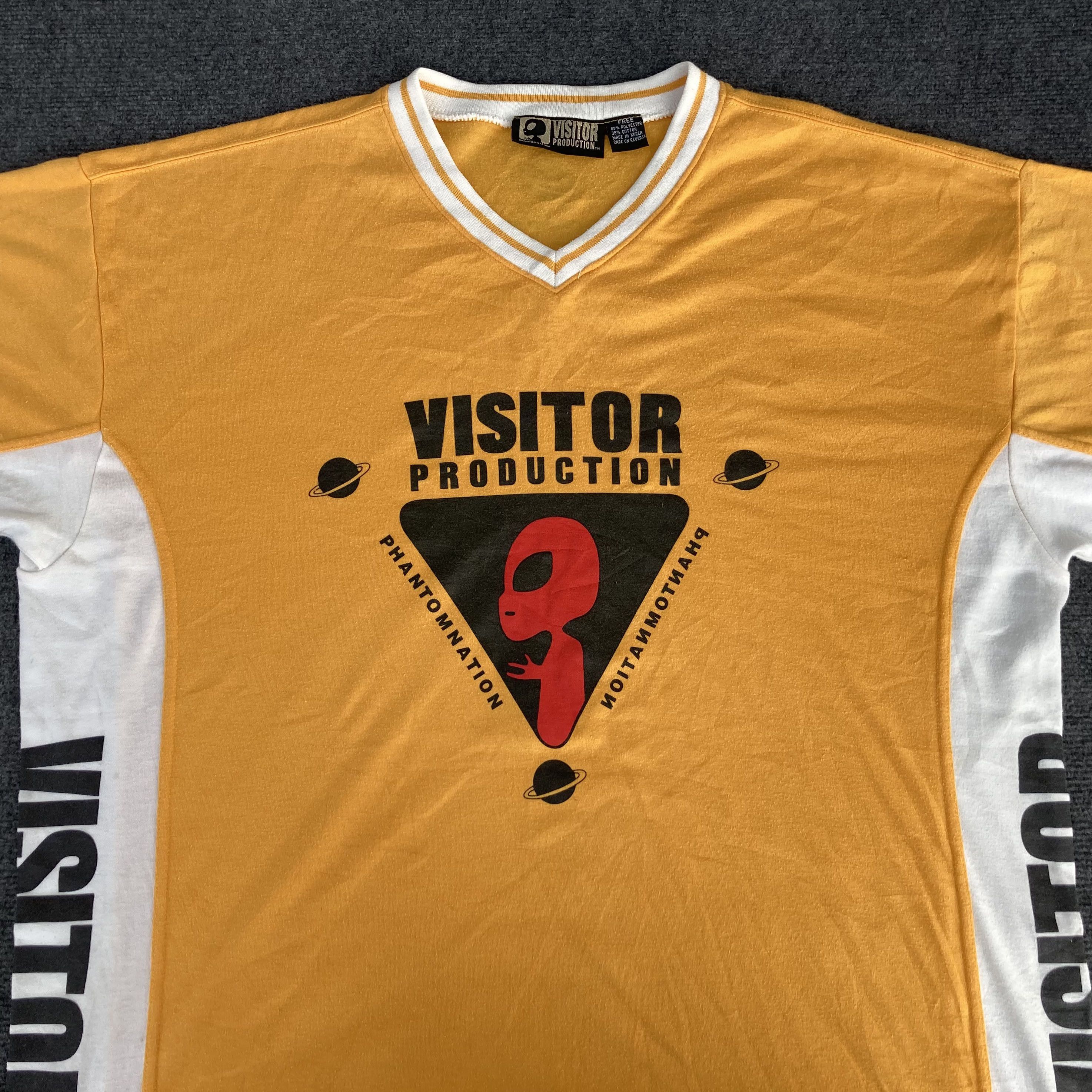 Vintage Visitors Production Alien Phantomnation 90s Original T Shirt Size US XXL / EU 58 / 5 - 2 Thumbnail