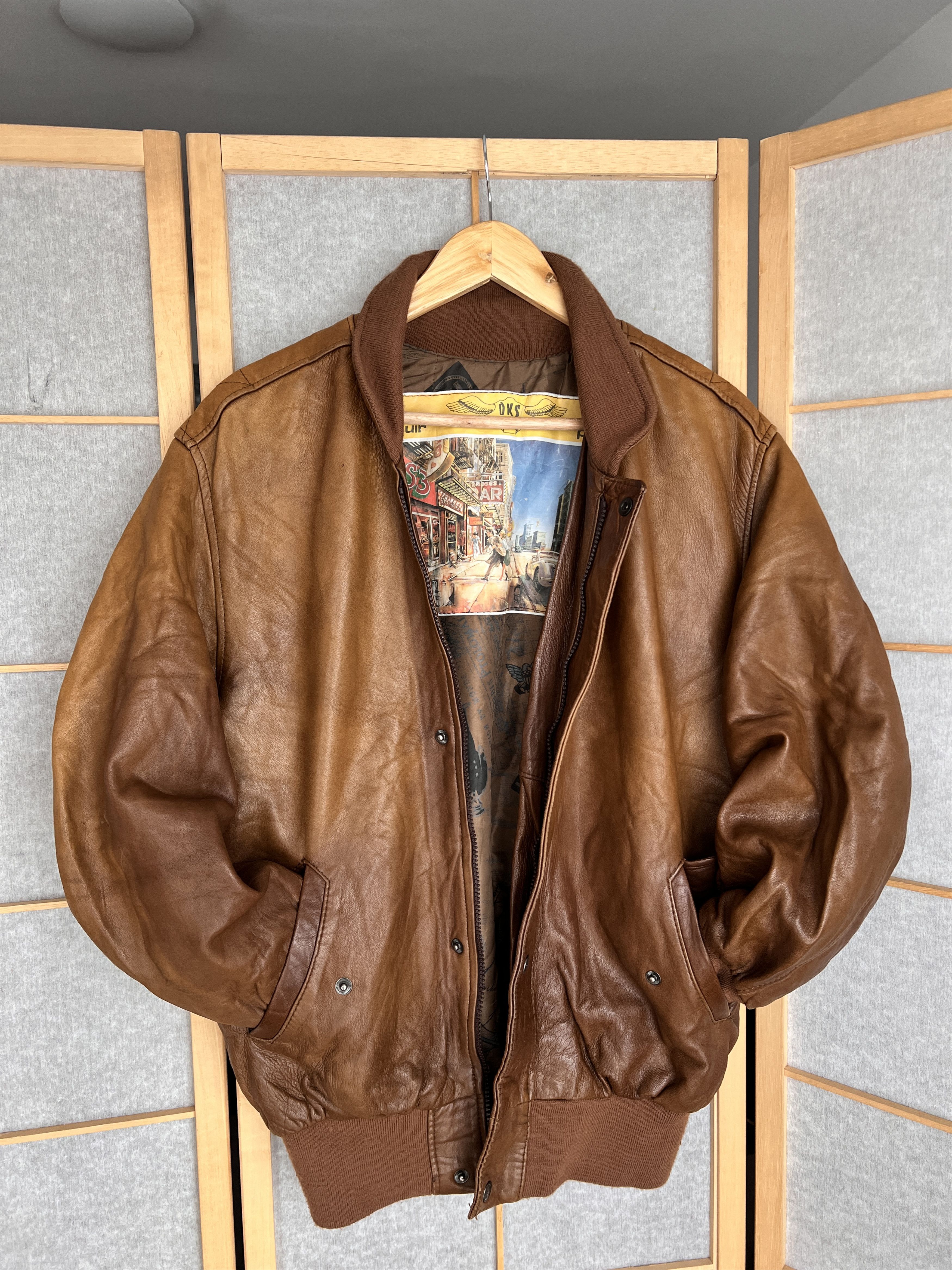 Hysteric Glamour Crazy vintage 90s lambskin leather bomber jacket opium japan Size US S / EU 44-46 / 1 - 15 Thumbnail