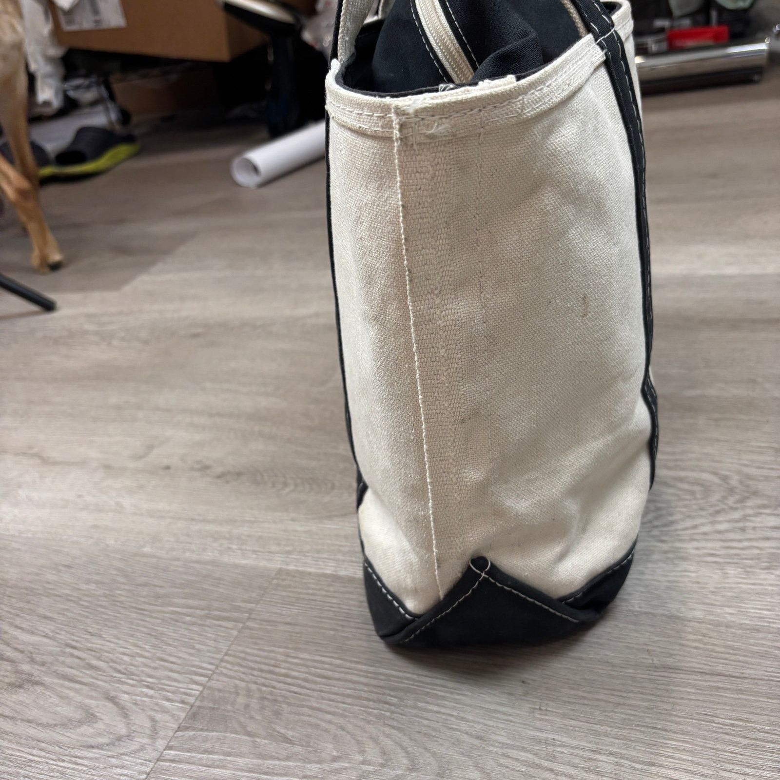 L.L. Bean × Vintage Vintage 90s LL Bean Boat and Tote Zip Top Mini Tote 17x12 Size ONE SIZE - 5 Thumbnail