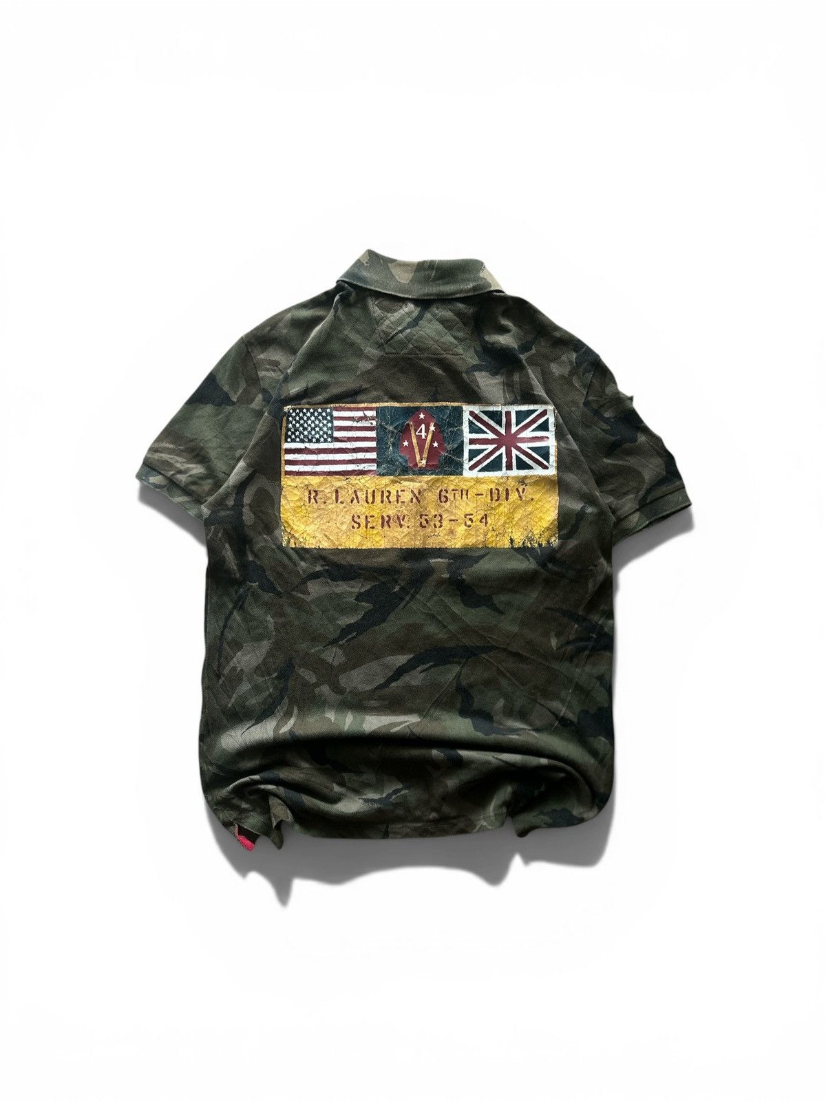 Polo Ralph Lauren 💥RARE💥 Polo Ralph Lauren Limited Edition Military Camo Polo Size US S / EU 44-46 / 1 - 4 Thumbnail
