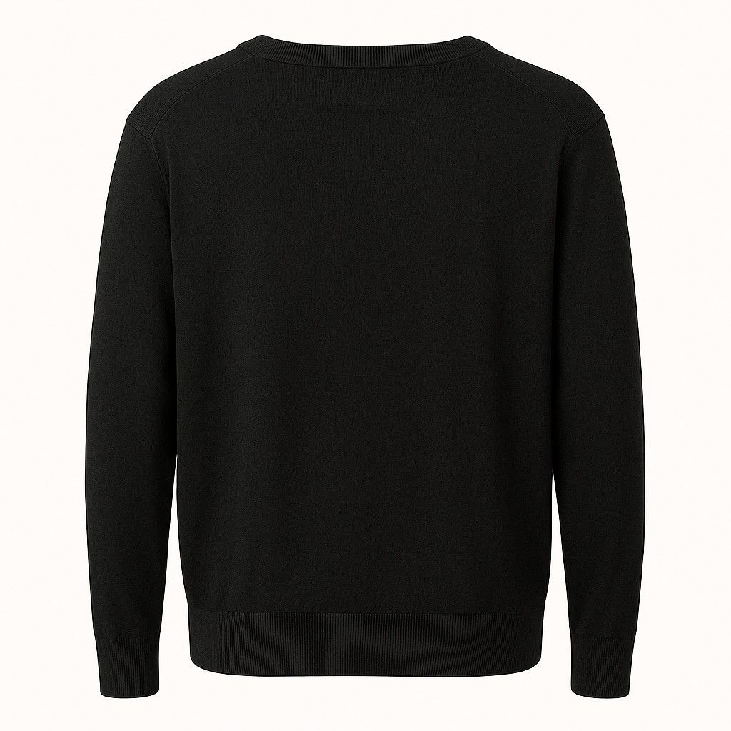 St. Johns Bay St. John’s Bay Black V-Neck Sweater – Recycled Fibers Size US XL / EU 56 / 4 - 3 Thumbnail