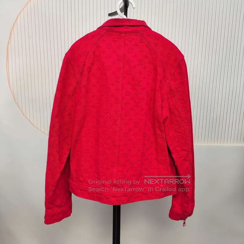 Louis Vuitton Louis Vuitton Laohua stand-up collar denim jacket Size US M / EU 48-50 / 2 - 2 Thumbnail