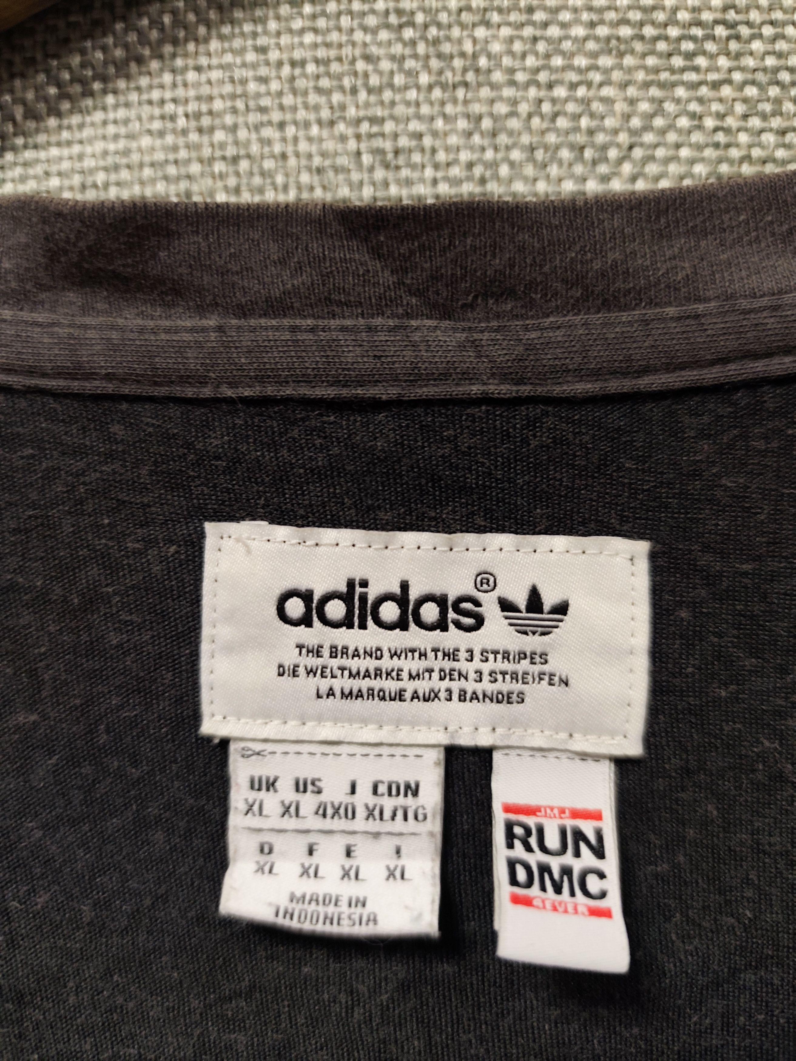 Adidas × RUN DMC Adidas x Run Dmc Tee Size US XL / EU 56 / 4 - 5 Thumbnail