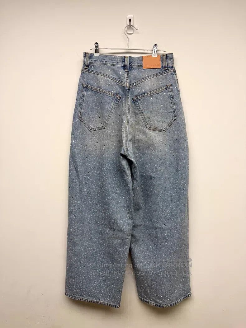 Acne Studios Acne Studios Jeweled Heavy Duty Casual Pocket Wide Leg Den Size 42" / US 20 - 2 Thumbnail